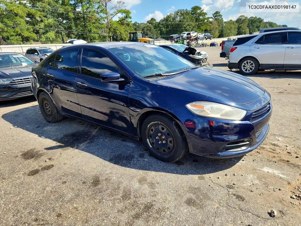 2013 DODGE DART VIN 1C3CDFAAXDD198147 — фото 4