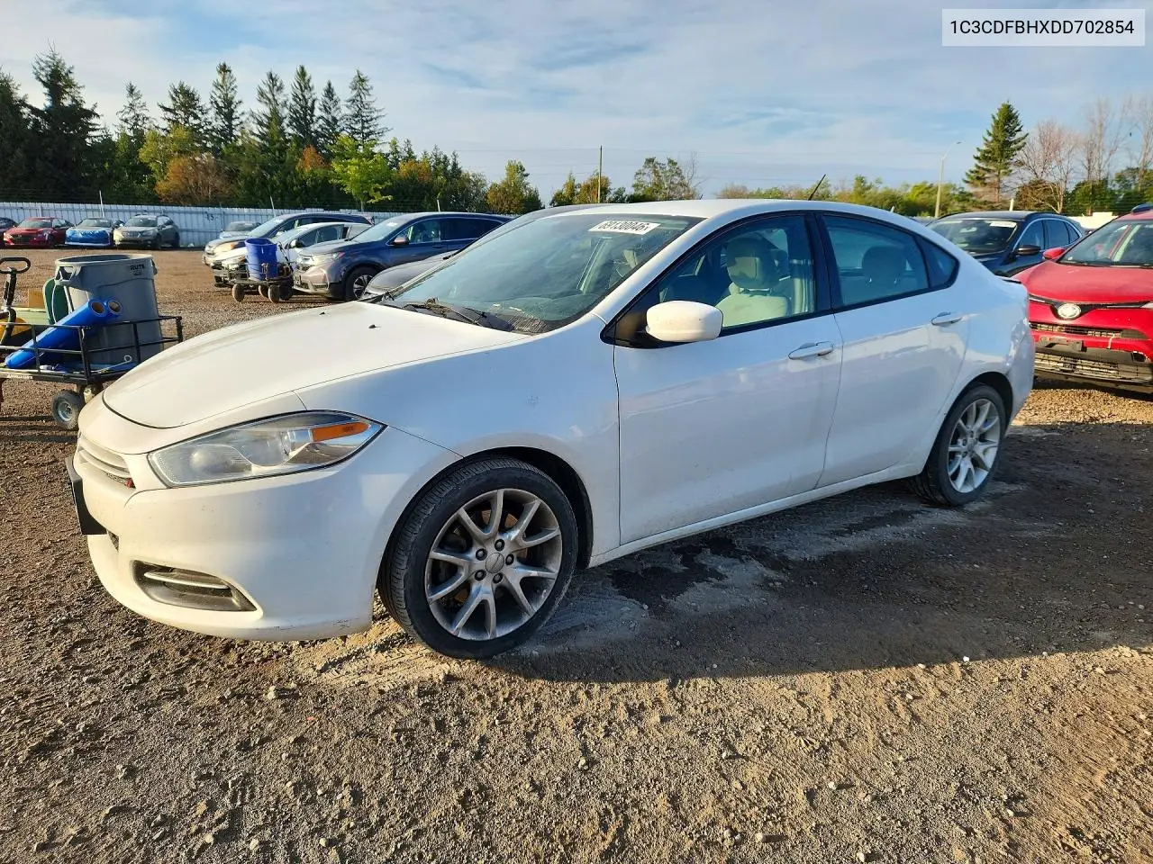 DODGE DART 2013, VIN 1C3CDFBHXDD702854