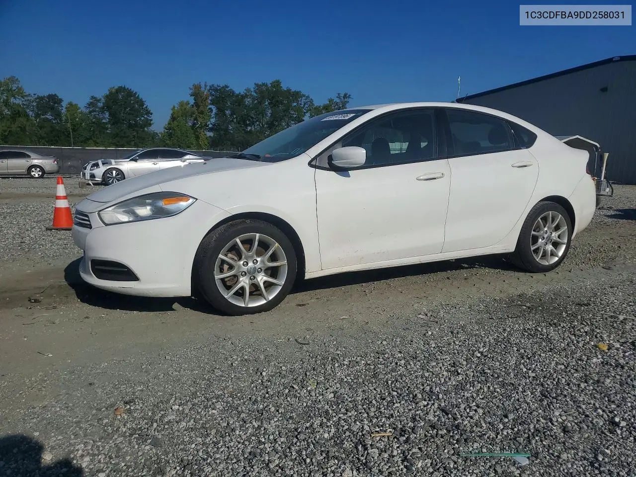 DODGE DART 2013, VIN 1C3CDFBA9DD258031