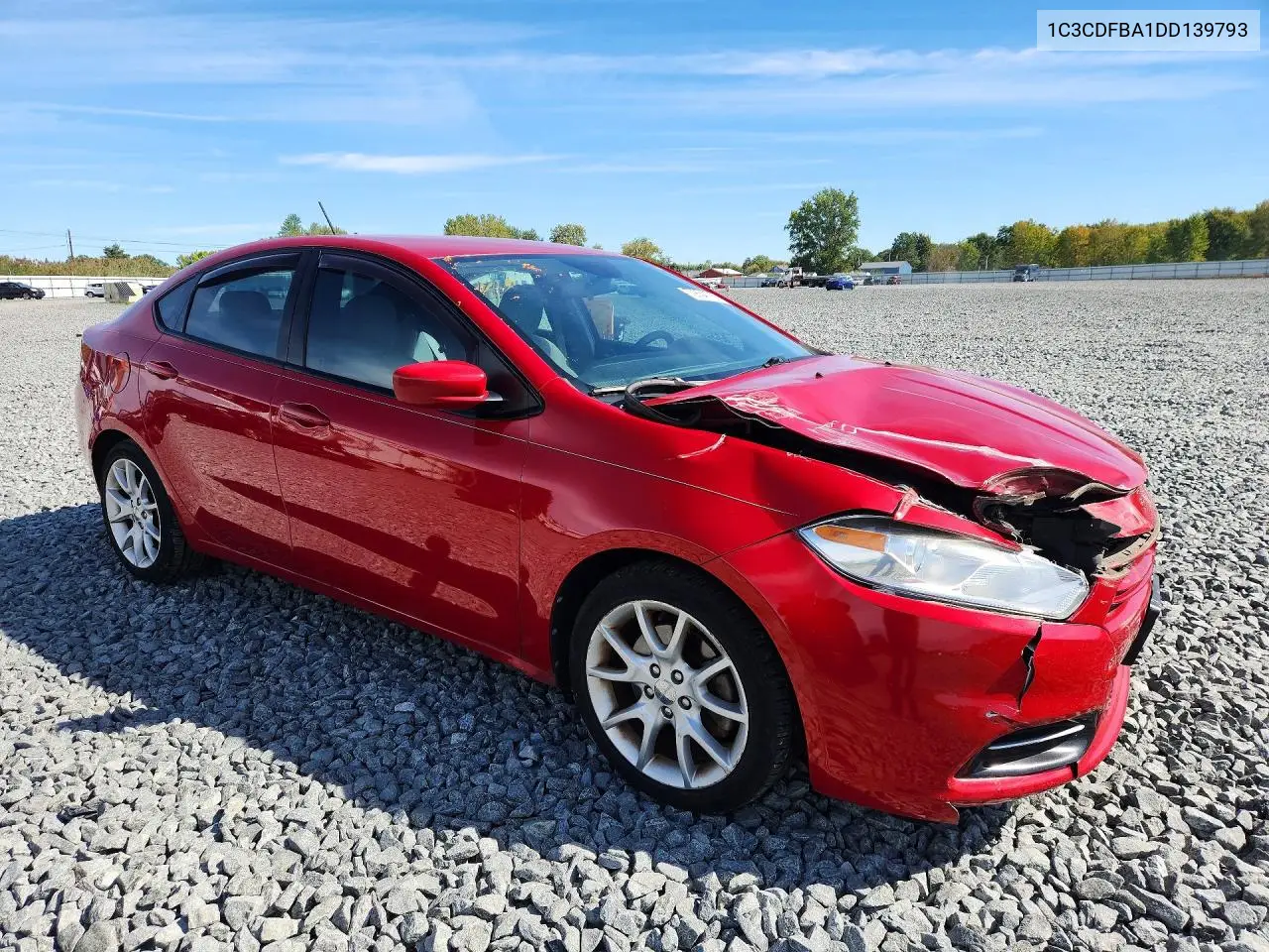 2013 DODGE DART VIN 1C3CDFBA1DD139793 — фото 4