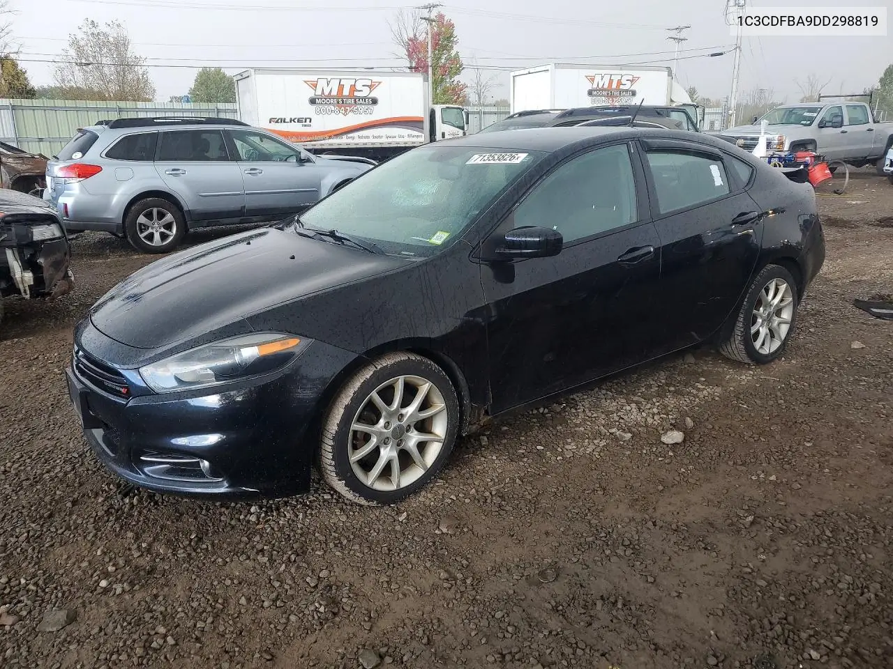 DODGE DART 2013, VIN 1C3CDFBA9DD298819