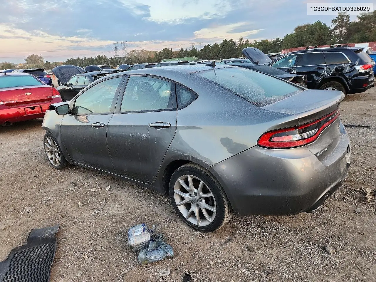 2013 DODGE DART VIN 1C3CDFBA1DD326029 — фото 2