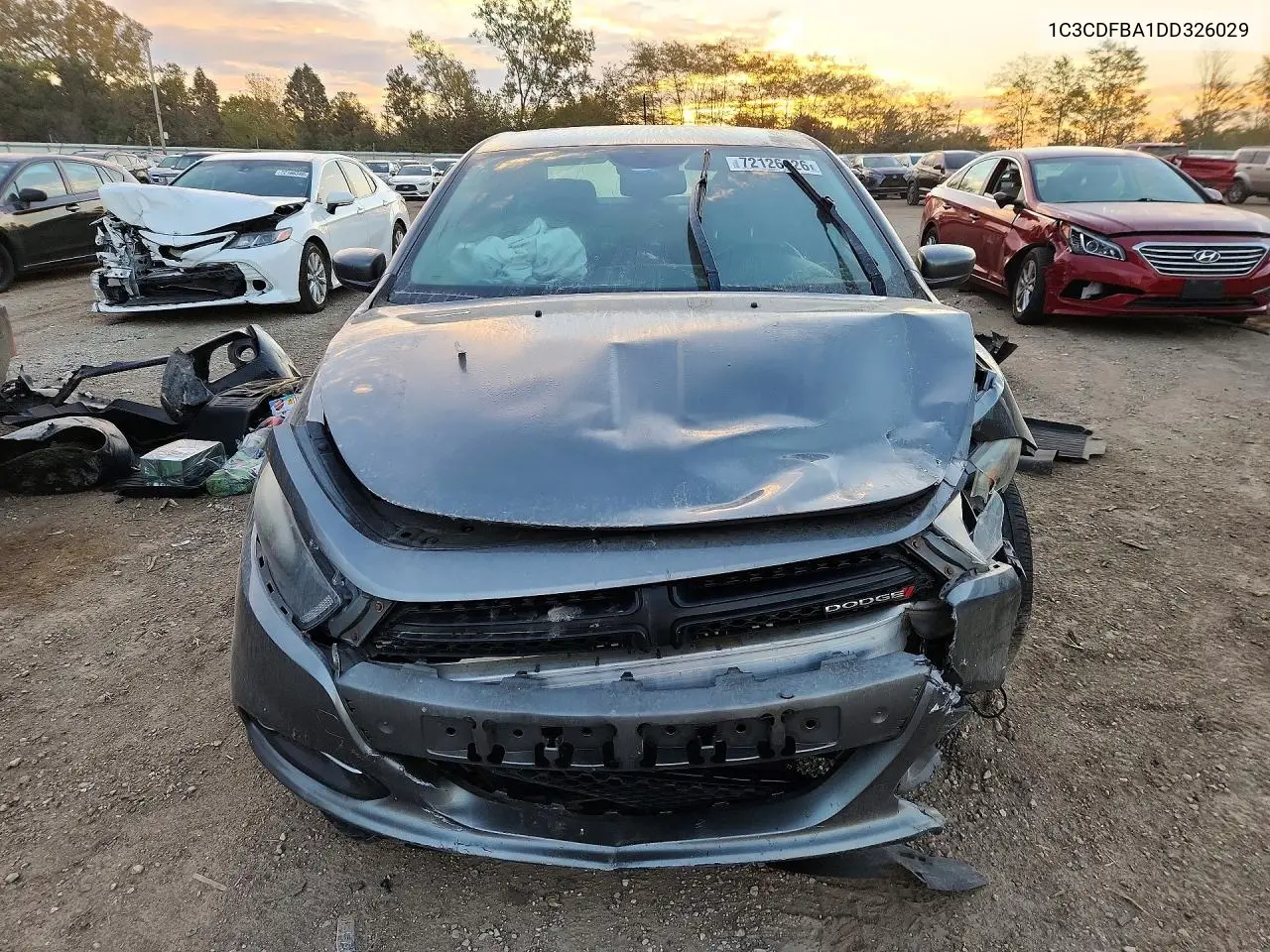 2013 DODGE DART VIN 1C3CDFBA1DD326029 — фото 5