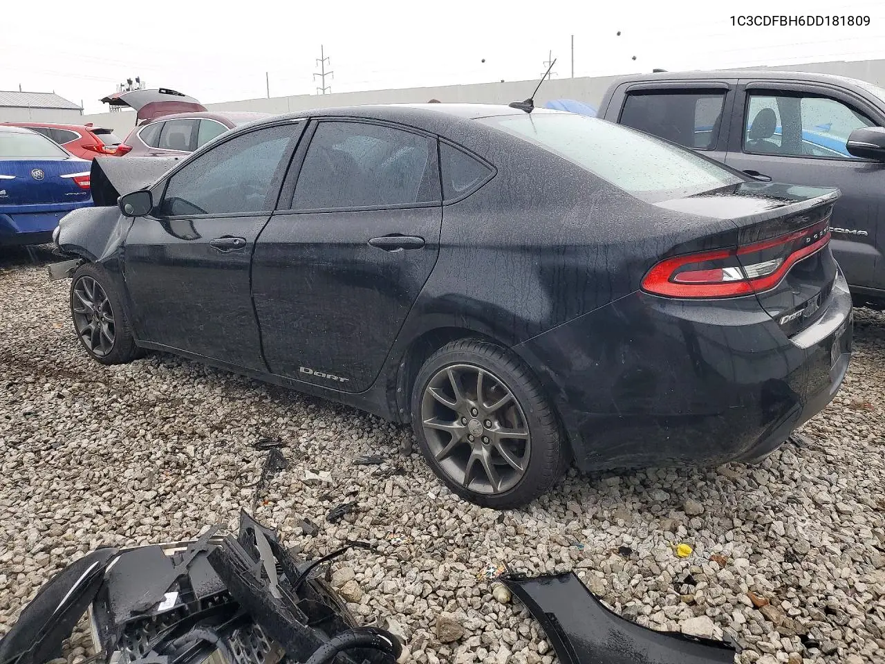 2013 DODGE DART VIN 1C3CDFBH6DD181809 — фото 2