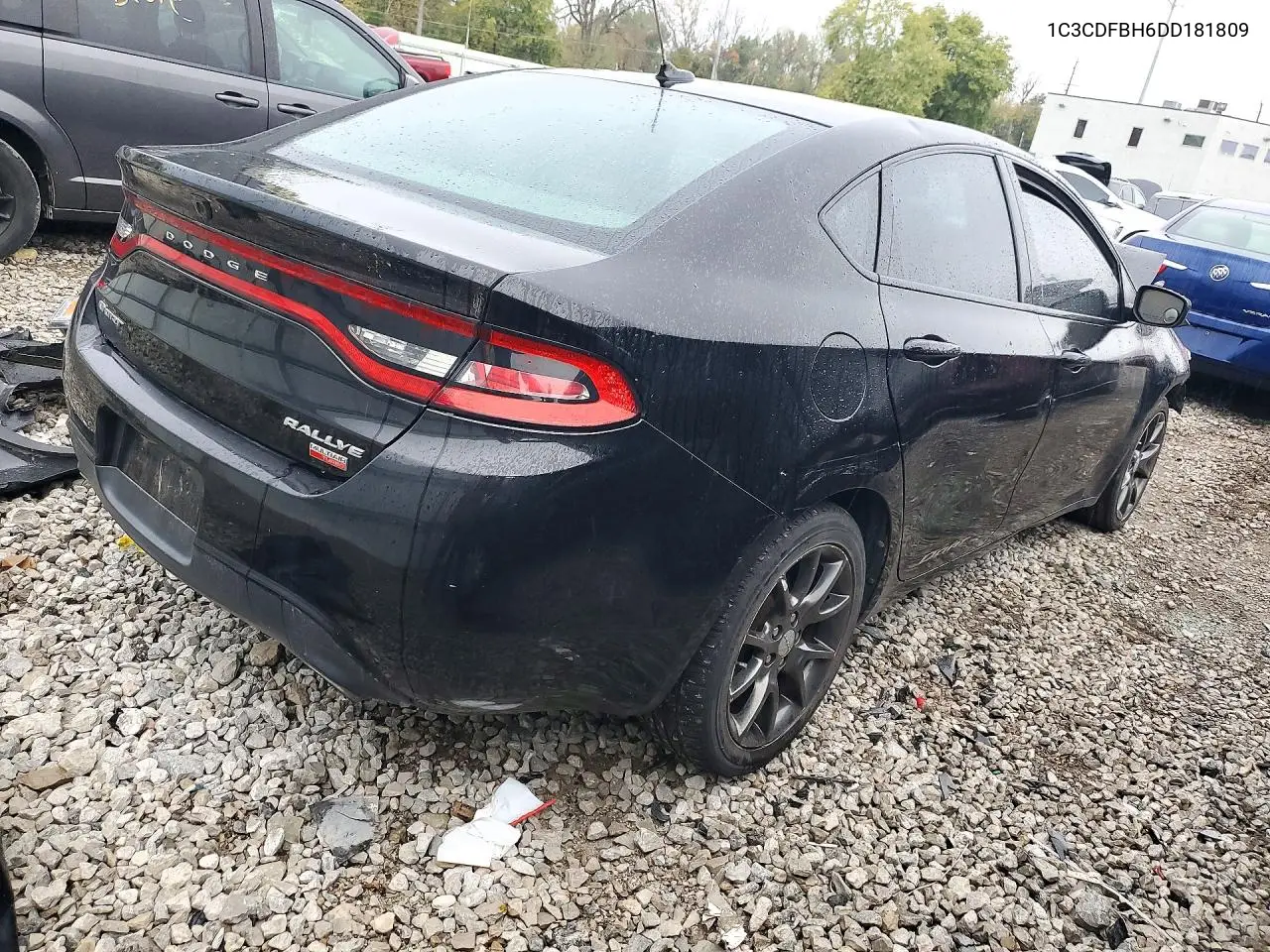 2013 DODGE DART VIN 1C3CDFBH6DD181809 — фото 3