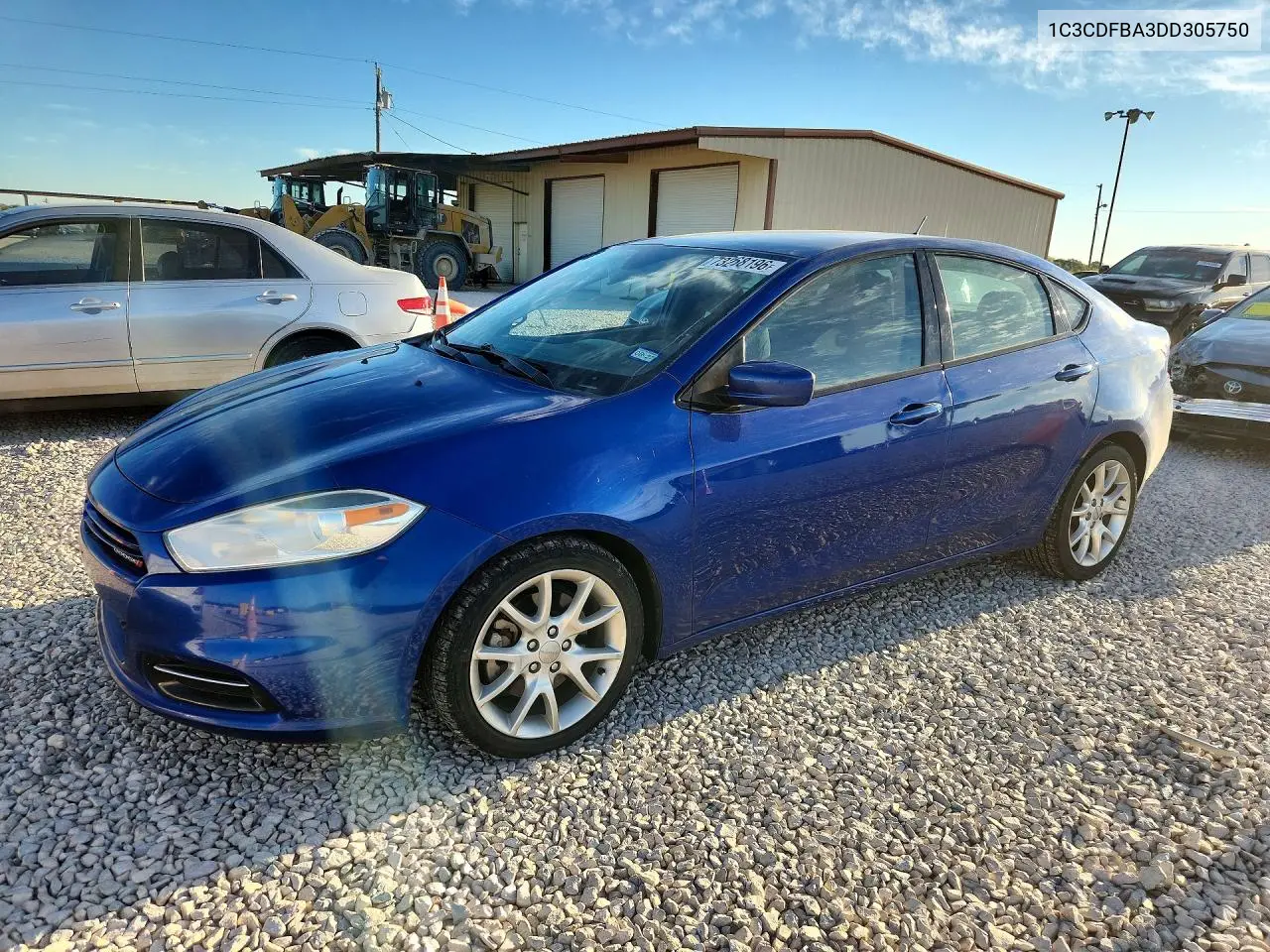 DODGE DART 2013, VIN 1C3CDFBA3DD305750