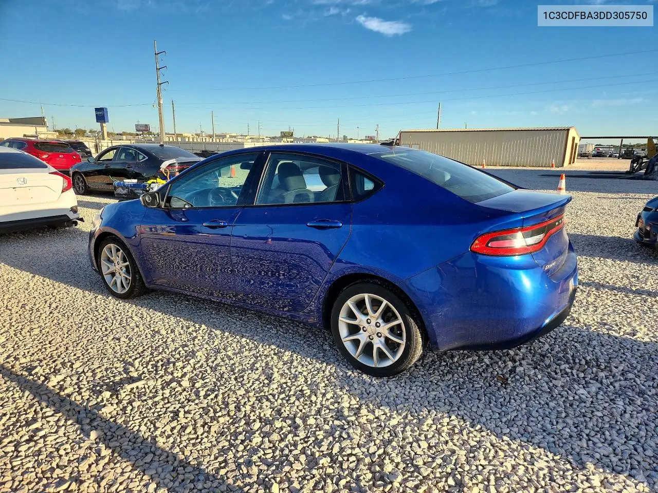 2013 DODGE DART VIN 1C3CDFBA3DD305750 — фото 2