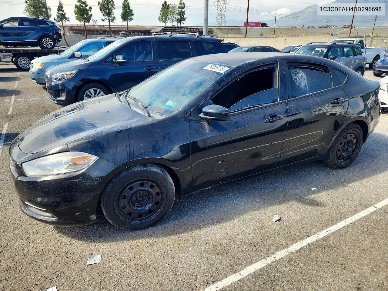 DODGE DART 2013, VIN 1C3CDFAH4DD296698