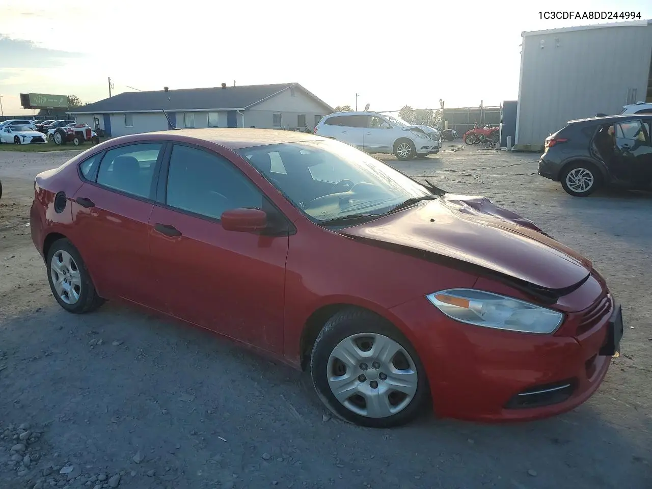 2013 DODGE DART VIN 1C3CDFAA8DD244994 — фото 4