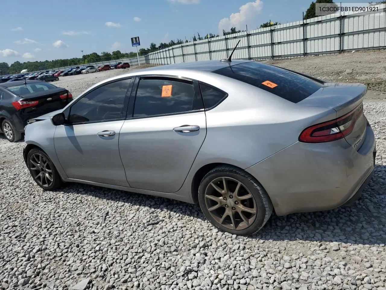 2014 DODGE DART VIN 1C3CDFBB1ED901921 — фото 2