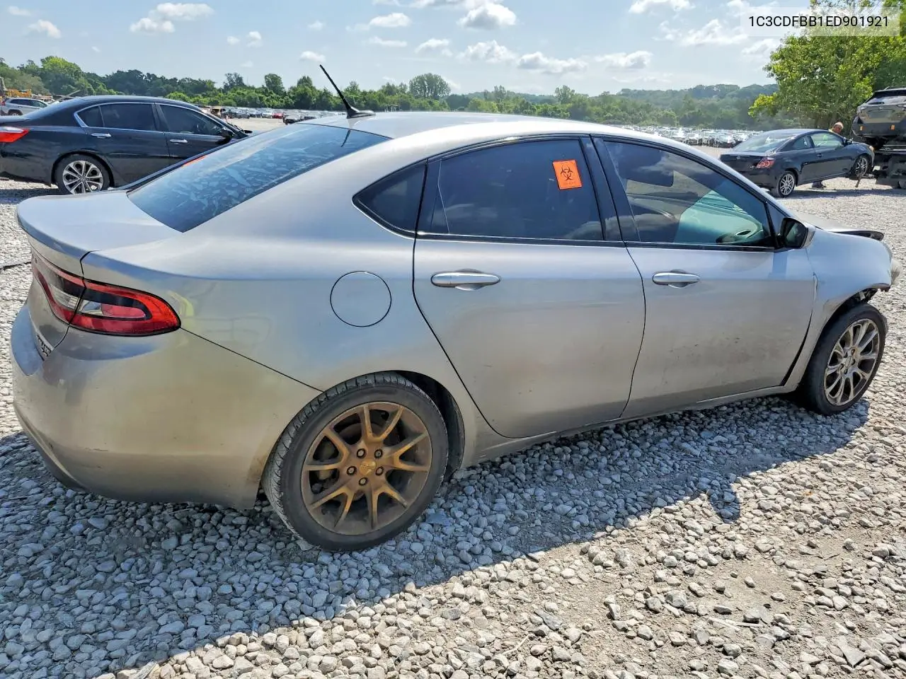 2014 DODGE DART VIN 1C3CDFBB1ED901921 — фото 3