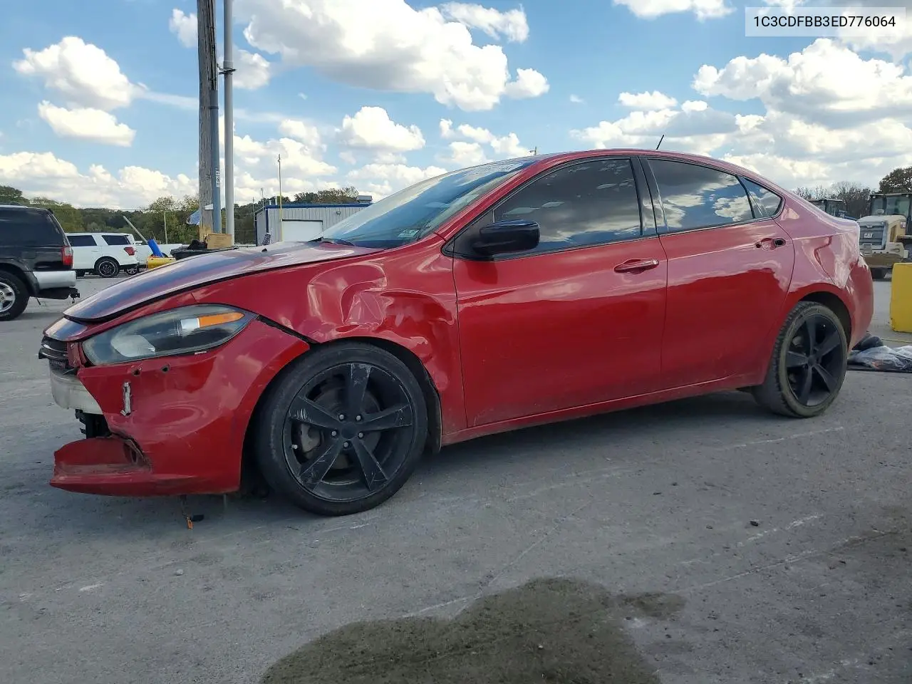 DODGE DART 2014, VIN 1C3CDFBB3ED776064
