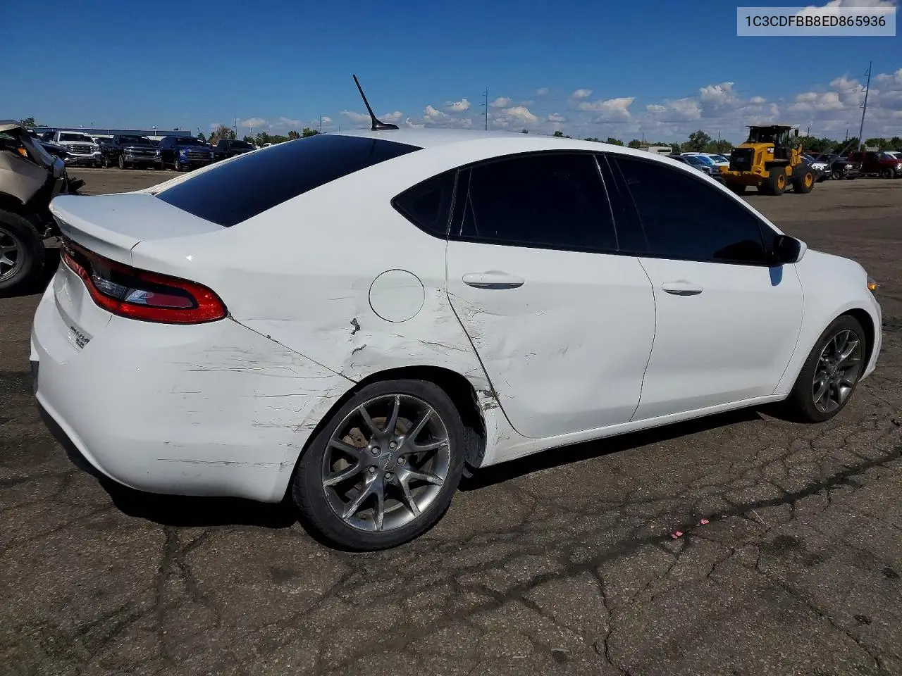 2014 DODGE DART VIN 1C3CDFBB8ED865936 — фото 3