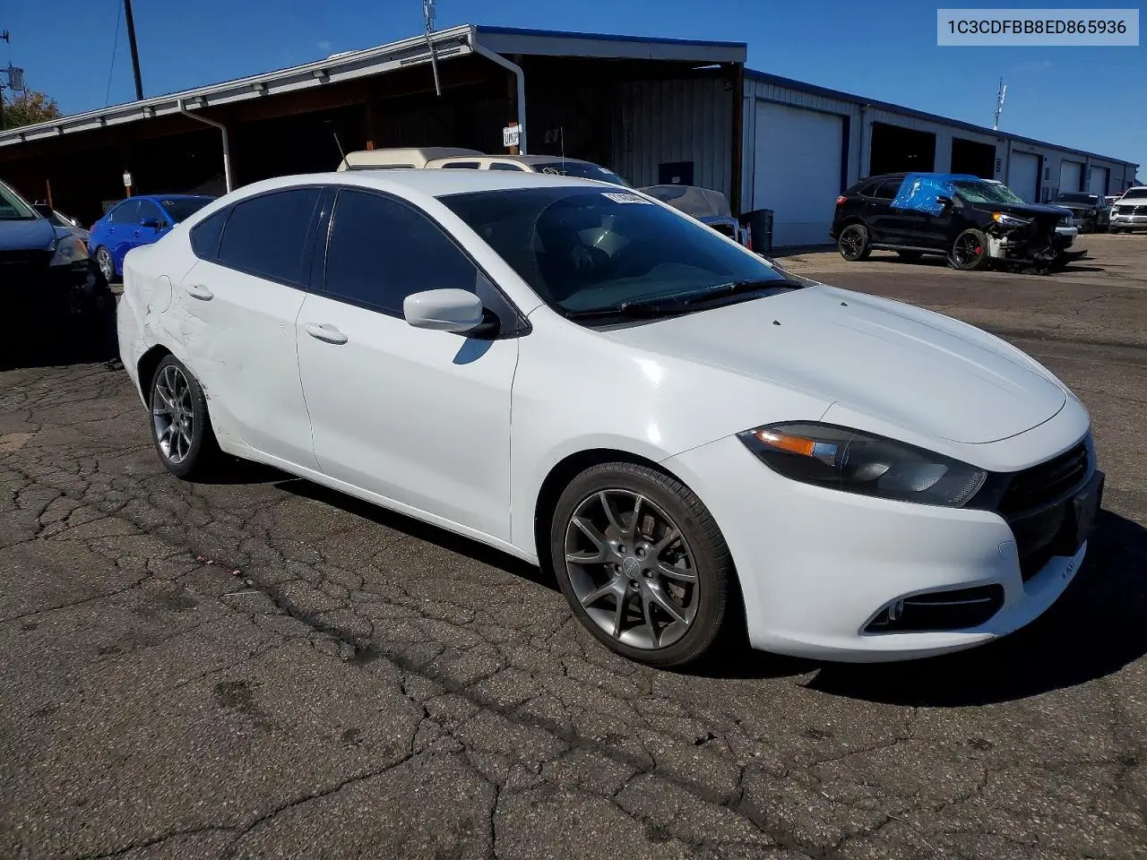 2014 DODGE DART VIN 1C3CDFBB8ED865936 — фото 4