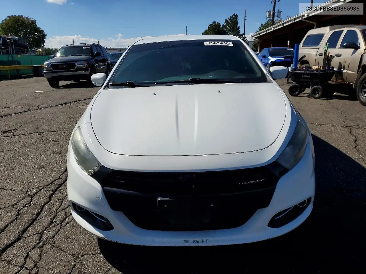 2014 DODGE DART VIN 1C3CDFBB8ED865936 — фото 5
