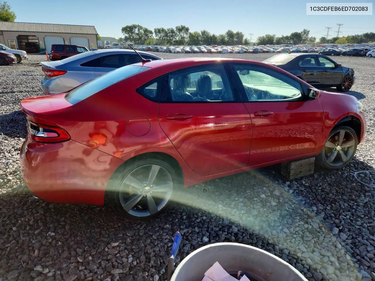 2014 DODGE DART VIN 1C3CDFEB6ED702083 — фото 3