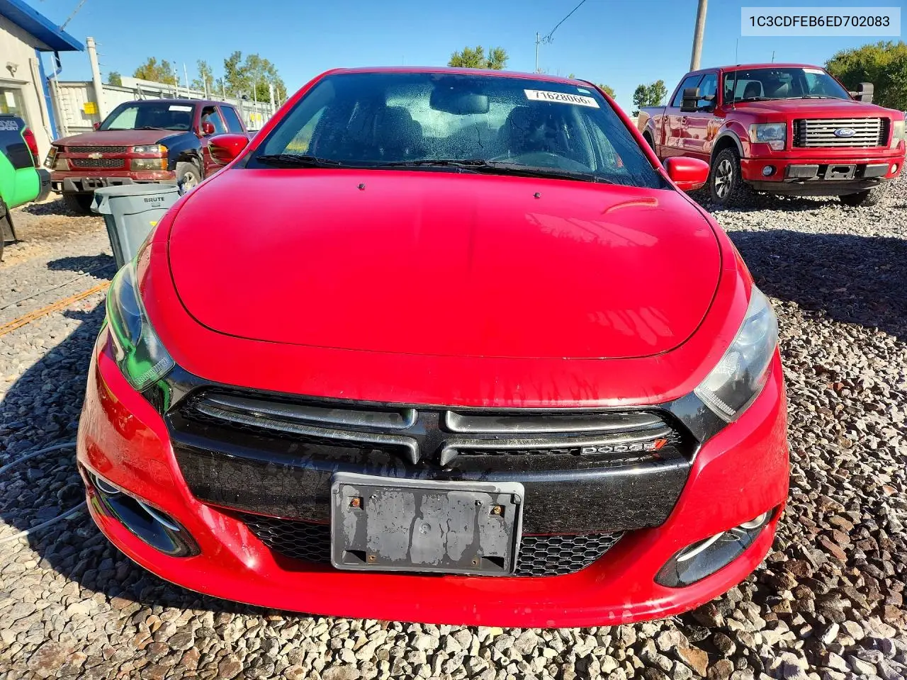2014 DODGE DART VIN 1C3CDFEB6ED702083 — фото 5