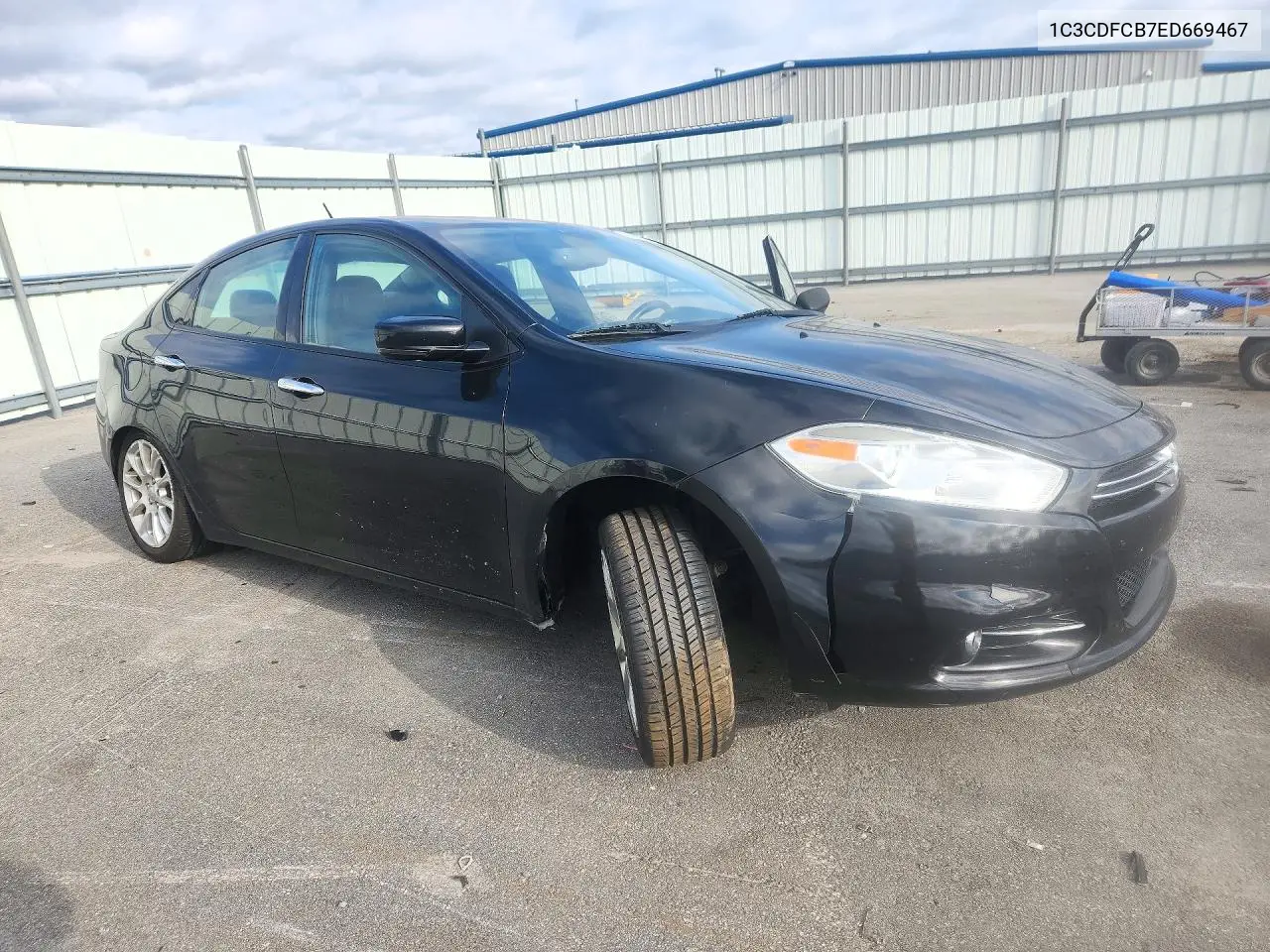 2014 DODGE DART VIN 1C3CDFCB7ED669467 — фото 4