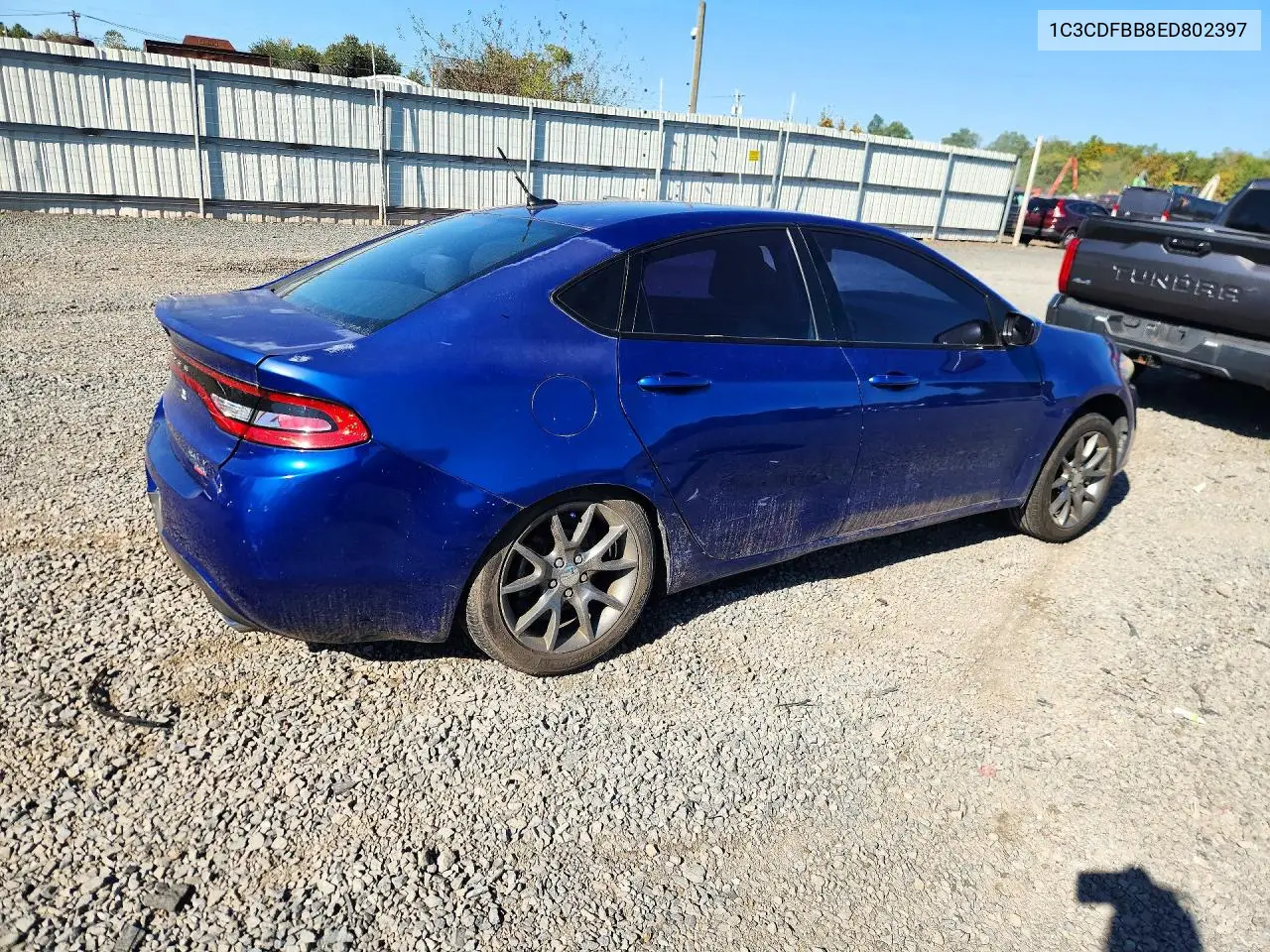 2014 DODGE DART VIN 1C3CDFBB8ED802397 — фото 3