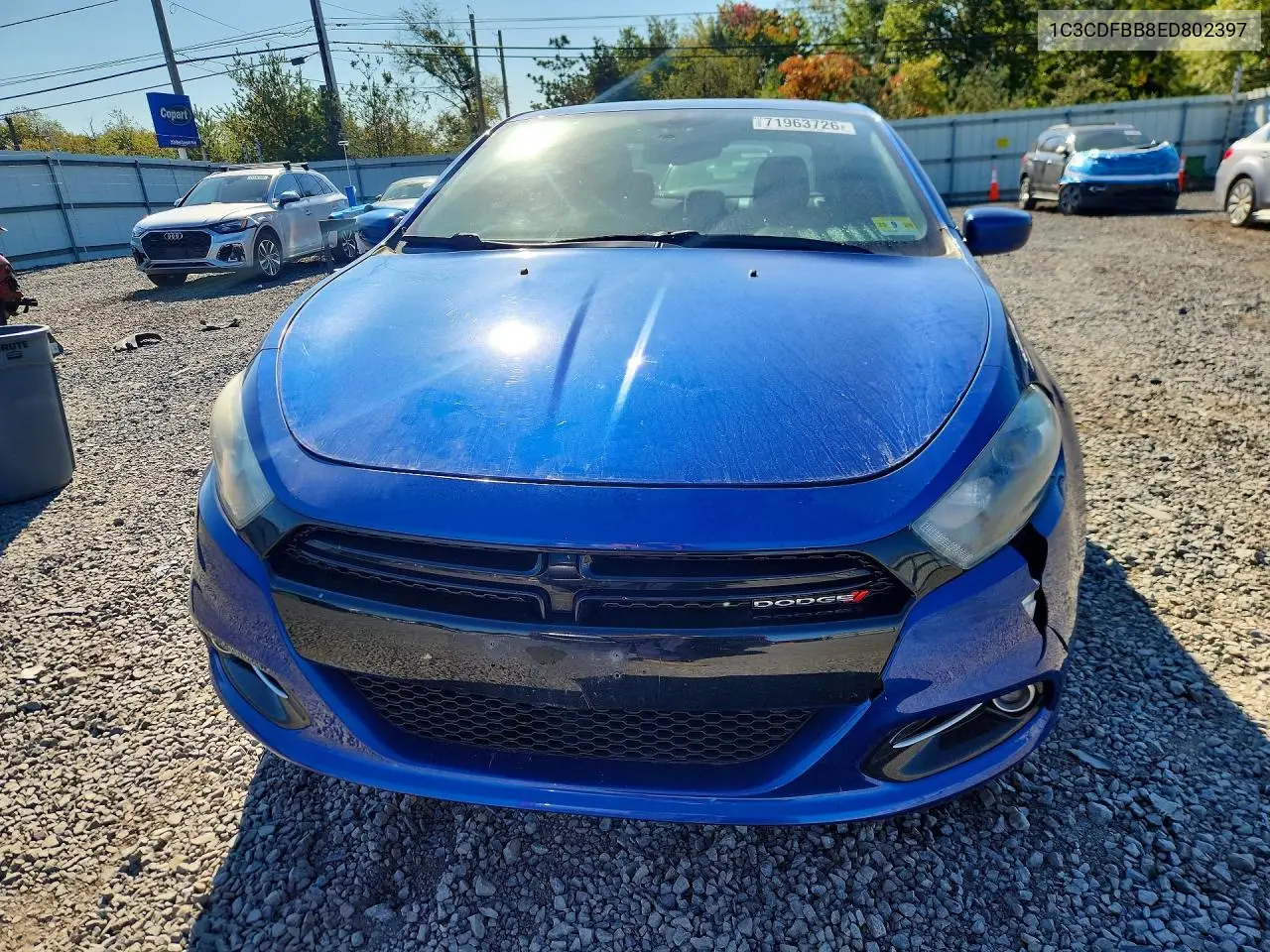 2014 DODGE DART VIN 1C3CDFBB8ED802397 — фото 5