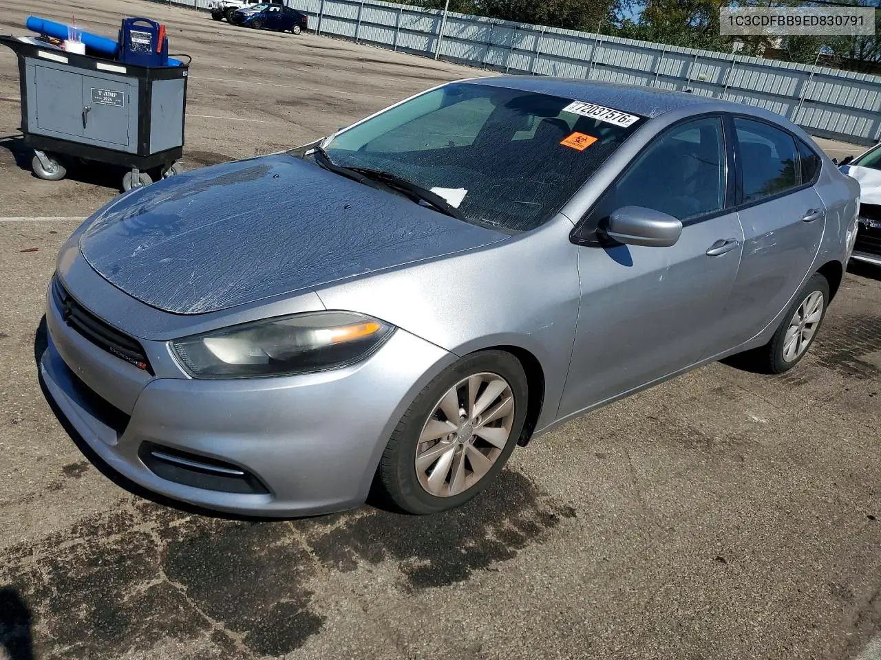 DODGE DART 2014, VIN 1C3CDFBB9ED830791