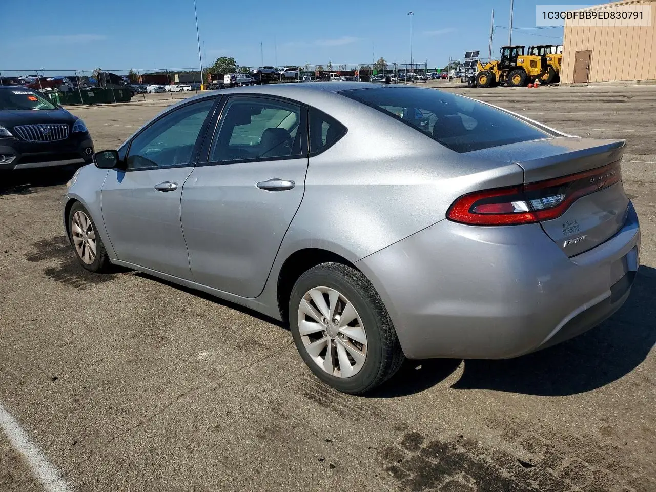 2014 DODGE DART VIN 1C3CDFBB9ED830791 — фото 2