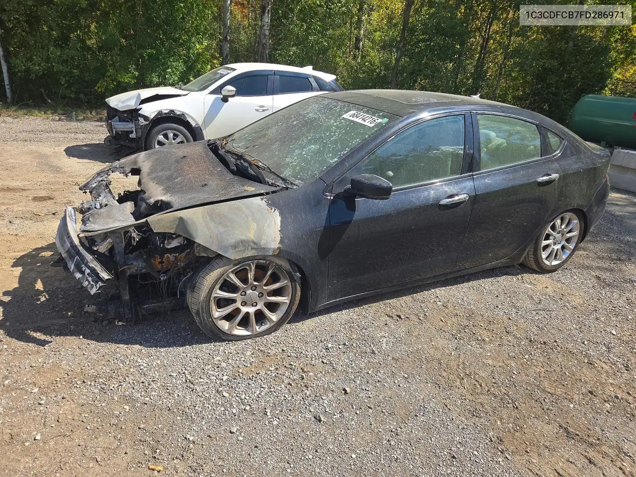 DODGE DART 2015, VIN 1C3CDFCB7FD286971