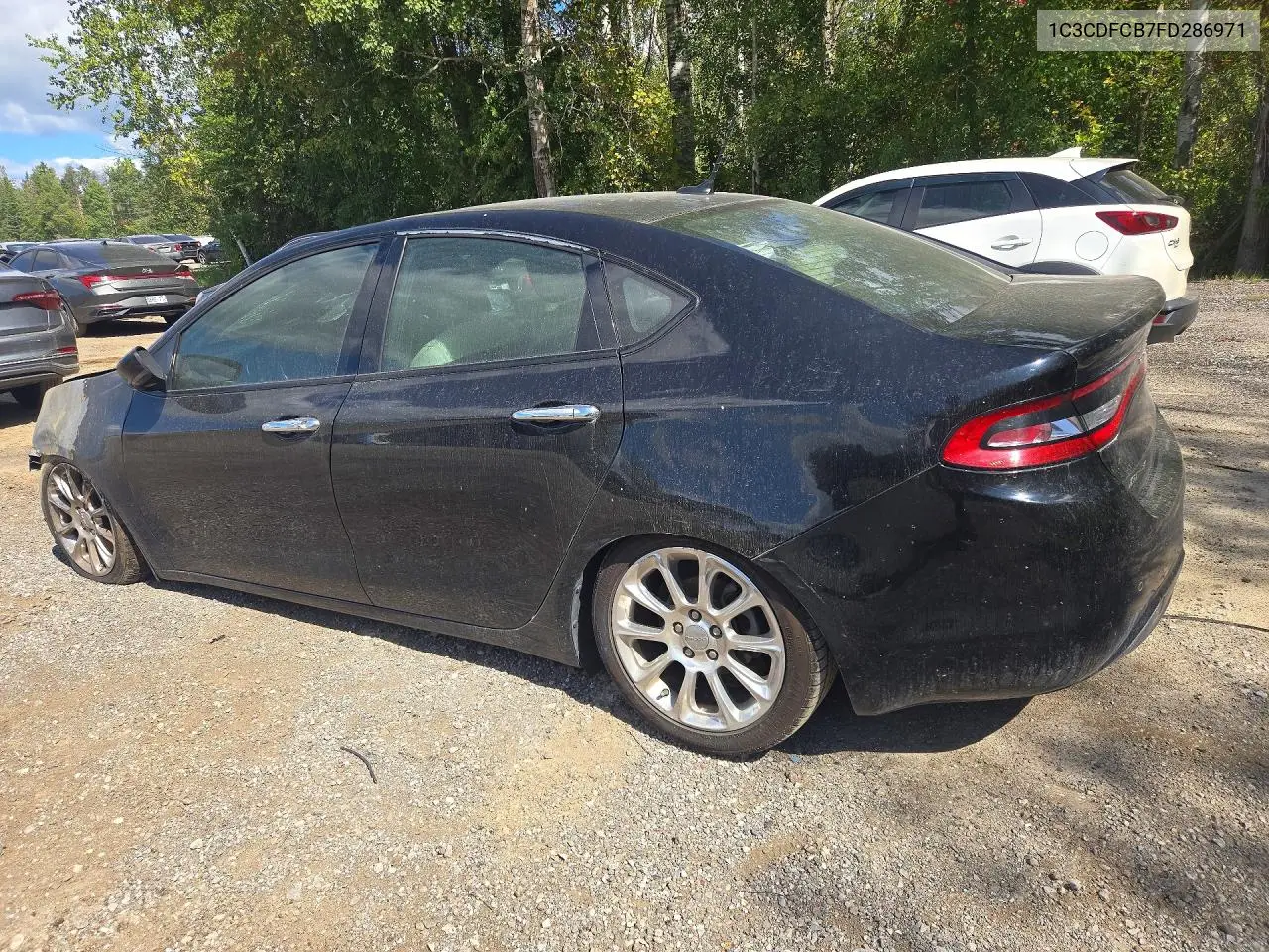 2015 DODGE DART VIN 1C3CDFCB7FD286971 — фото 2