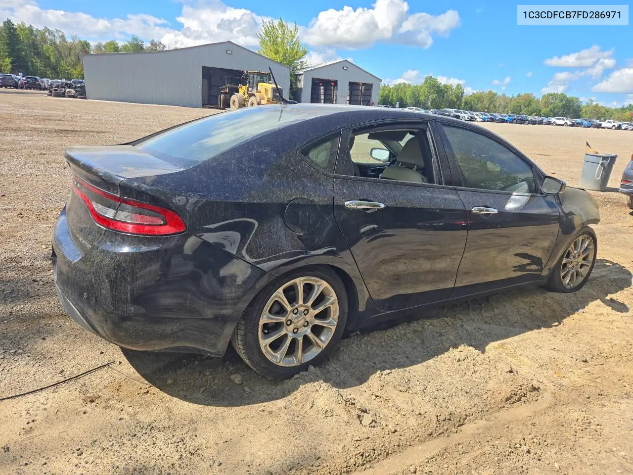 2015 DODGE DART VIN 1C3CDFCB7FD286971 — фото 3