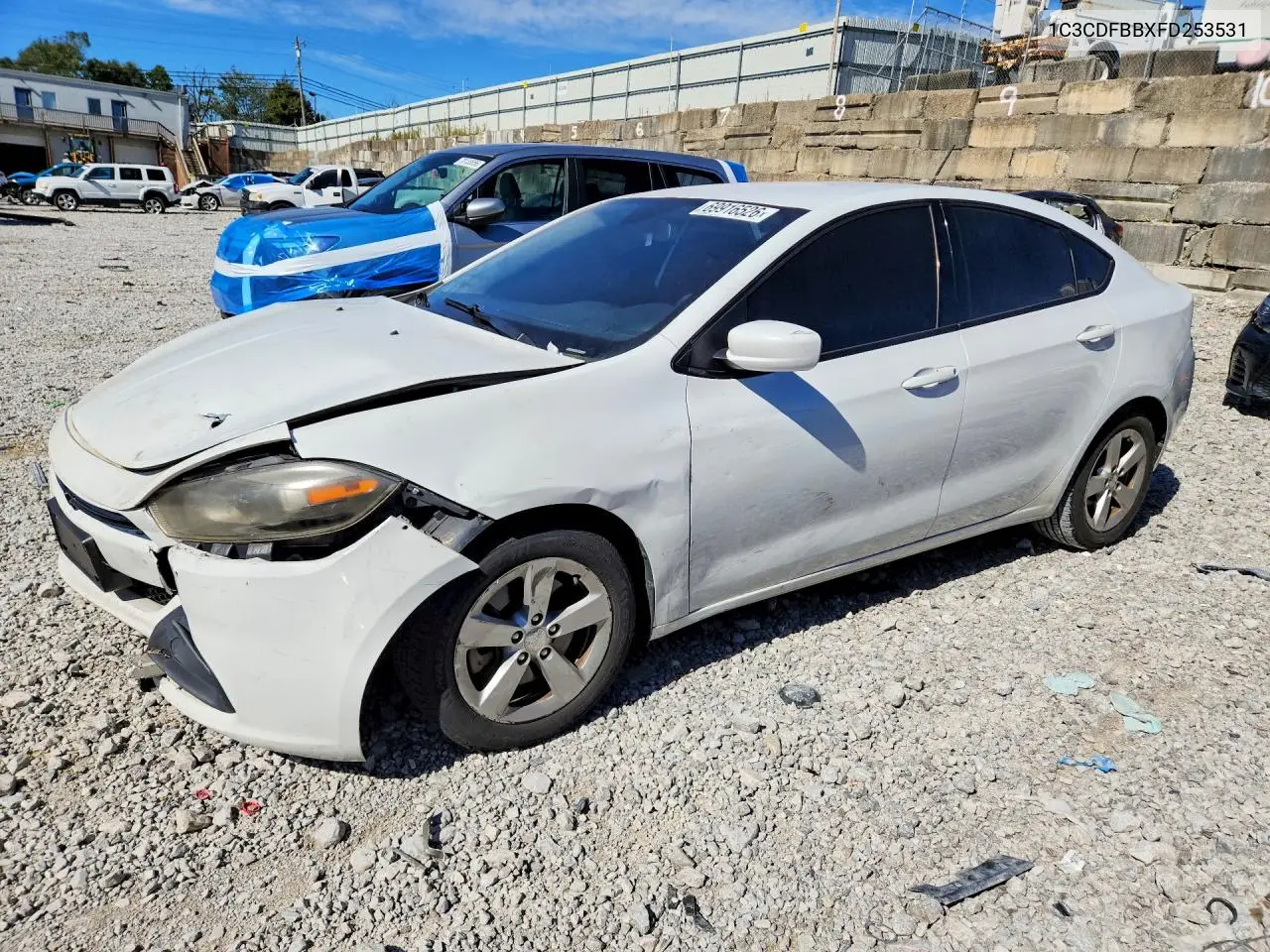DODGE DART 2015, VIN 1C3CDFBBXFD253531