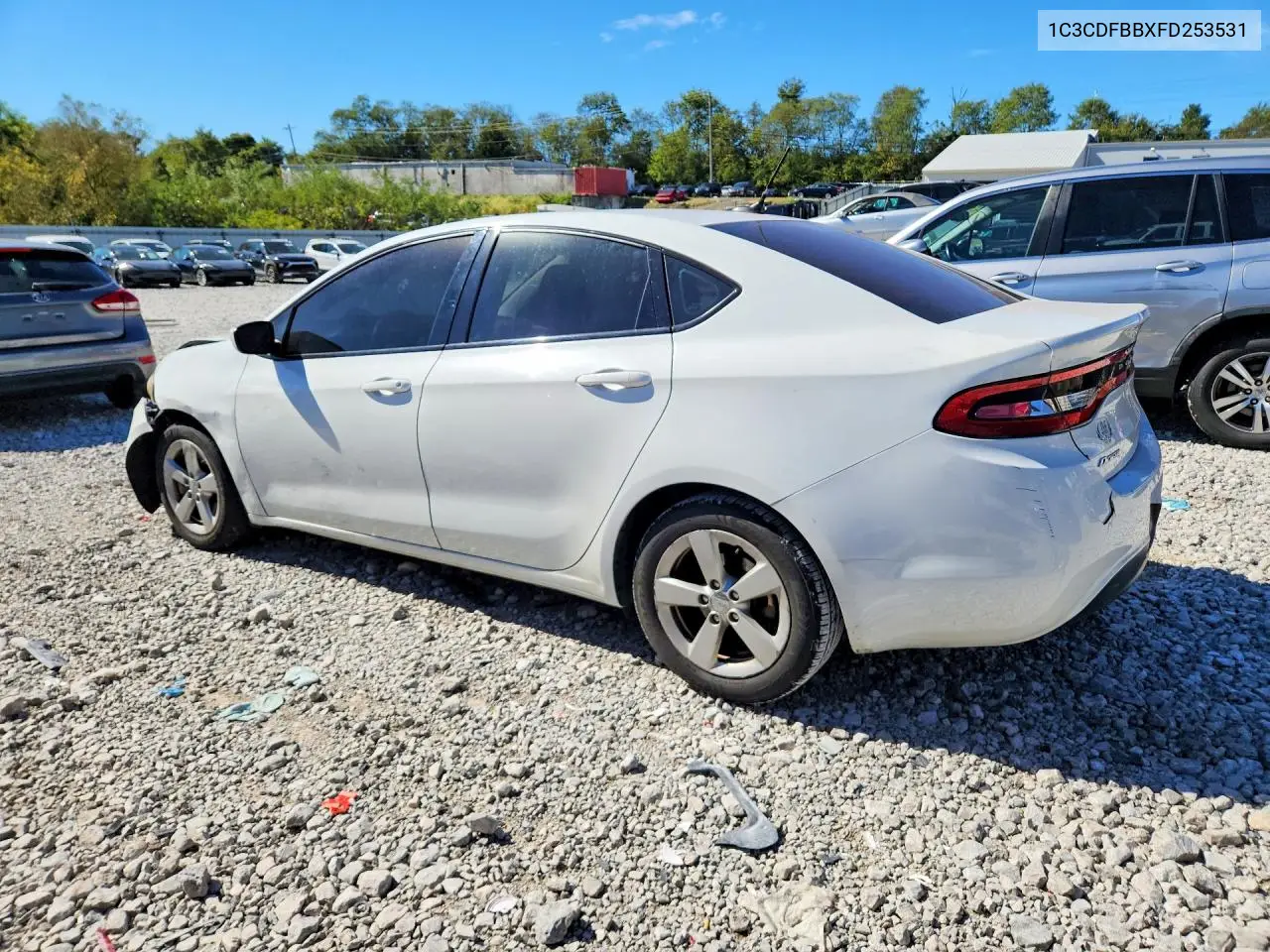 2015 DODGE DART VIN 1C3CDFBBXFD253531 — фото 2