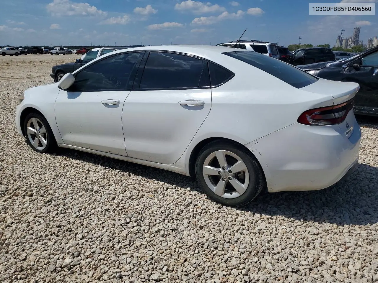 2015 DODGE DART VIN 1C3CDFBB5FD406560 — фото 2