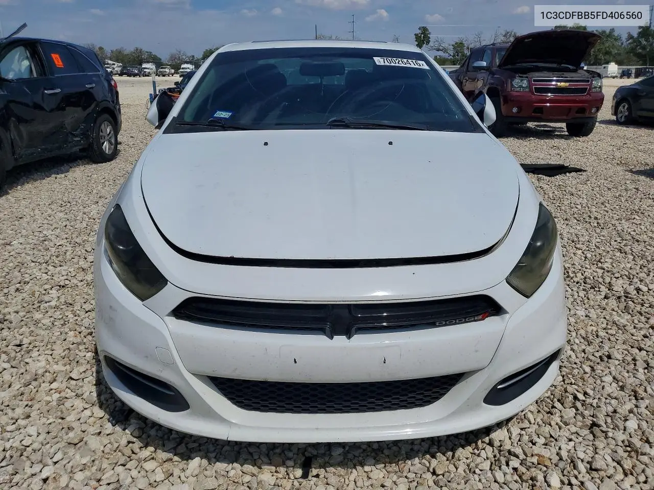 2015 DODGE DART VIN 1C3CDFBB5FD406560 — фото 5