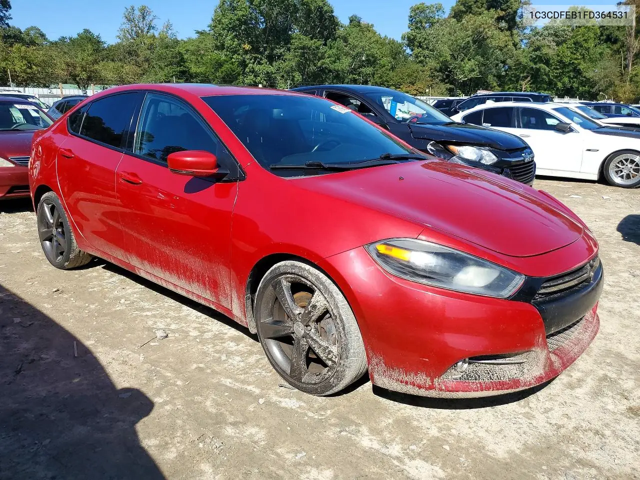 2015 DODGE DART VIN 1C3CDFEB1FD364531 — фото 4