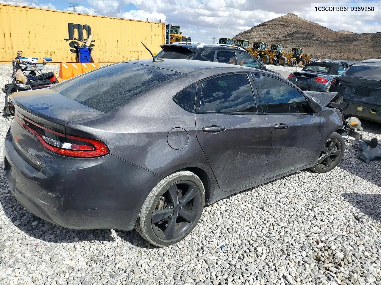 2015 DODGE DART VIN 1C3CDFBB6FD369258 — фото 3