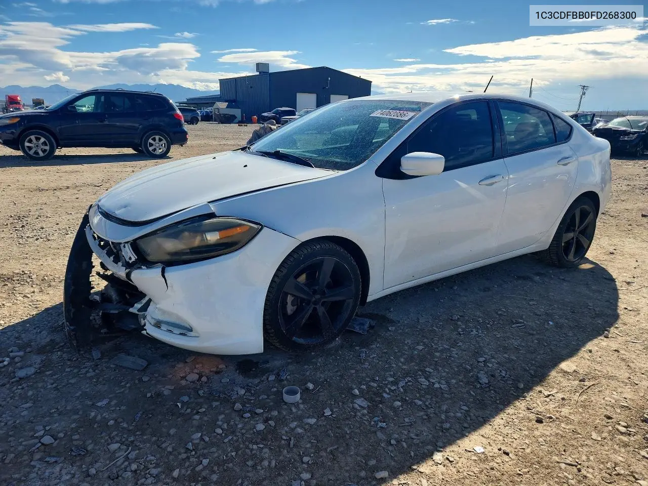 DODGE DART 2015, VIN 1C3CDFBB0FD268300
