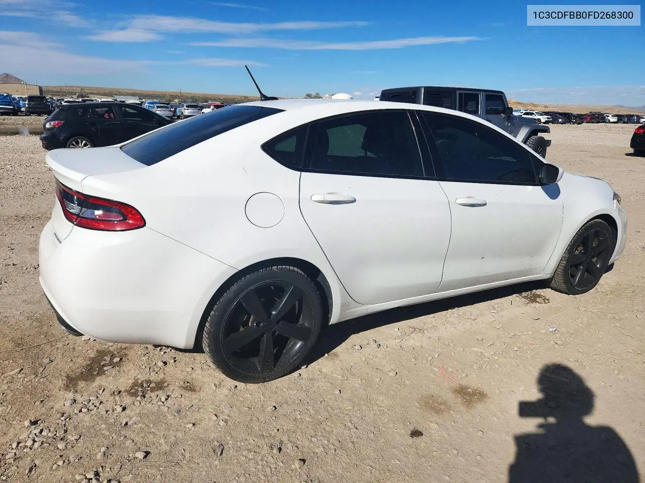 2015 DODGE DART VIN 1C3CDFBB0FD268300 — фото 3