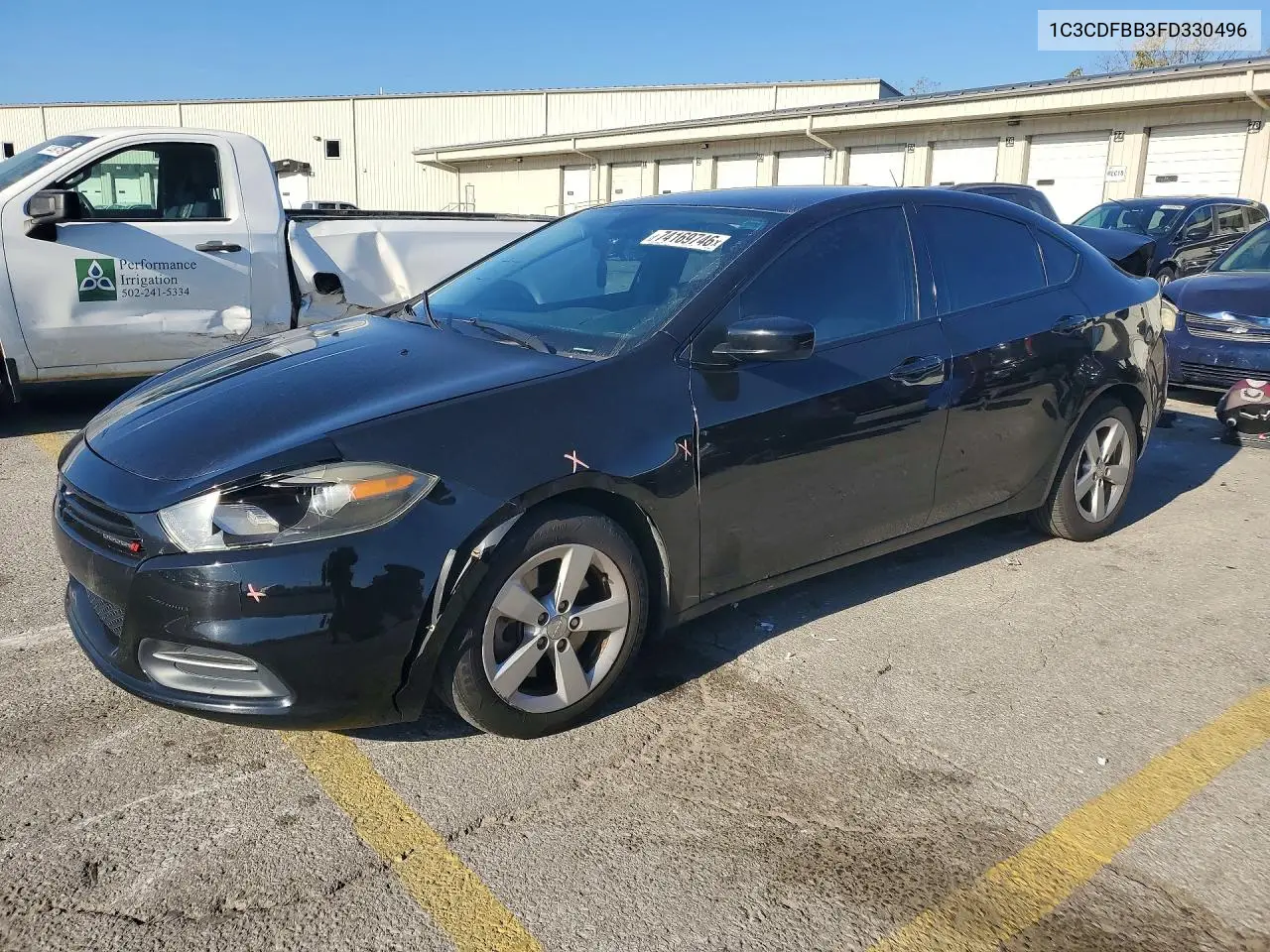 DODGE DART 2015, VIN 1C3CDFBB3FD330496