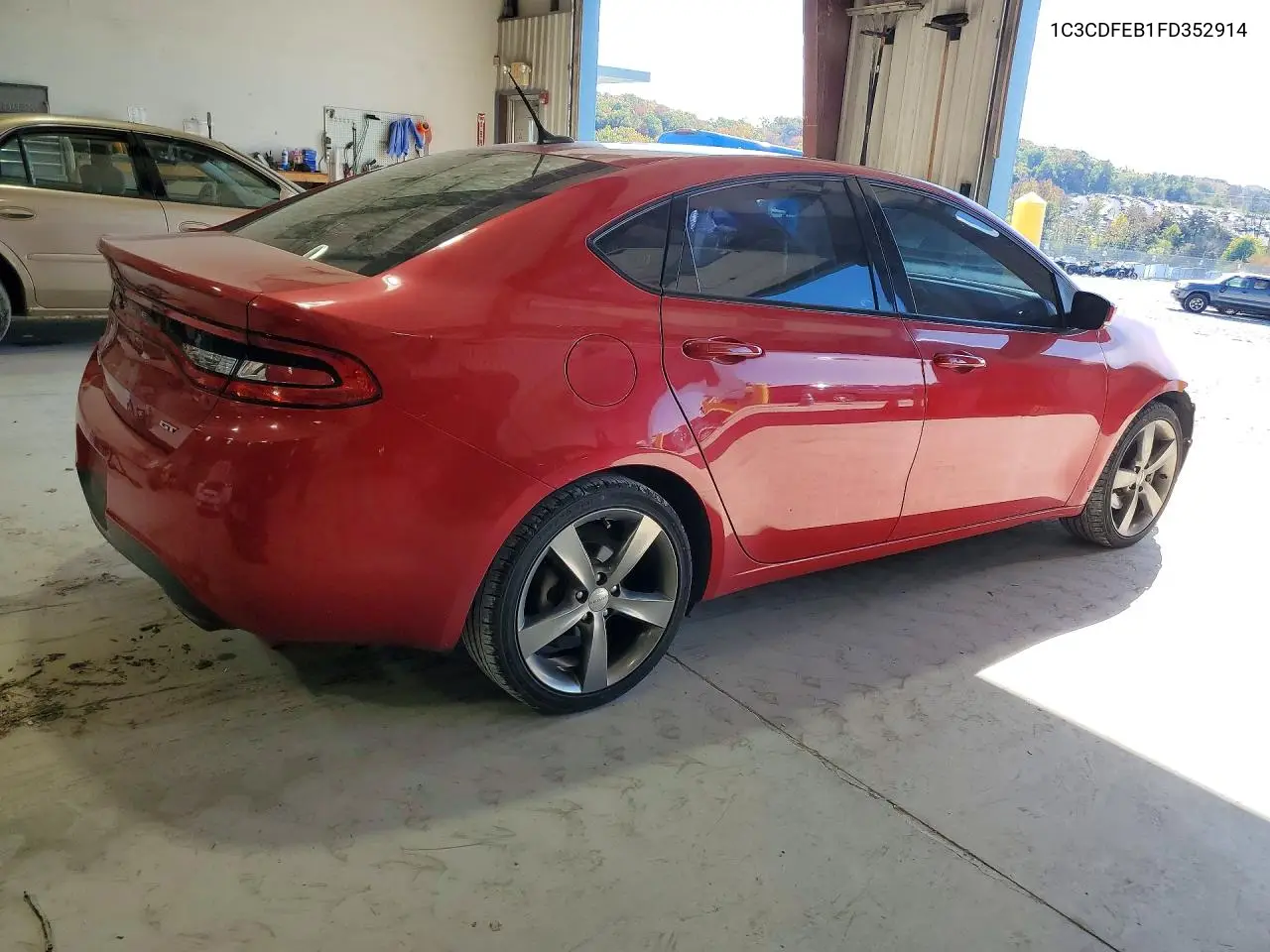 2015 DODGE DART VIN 1C3CDFEB1FD352914 — фото 3