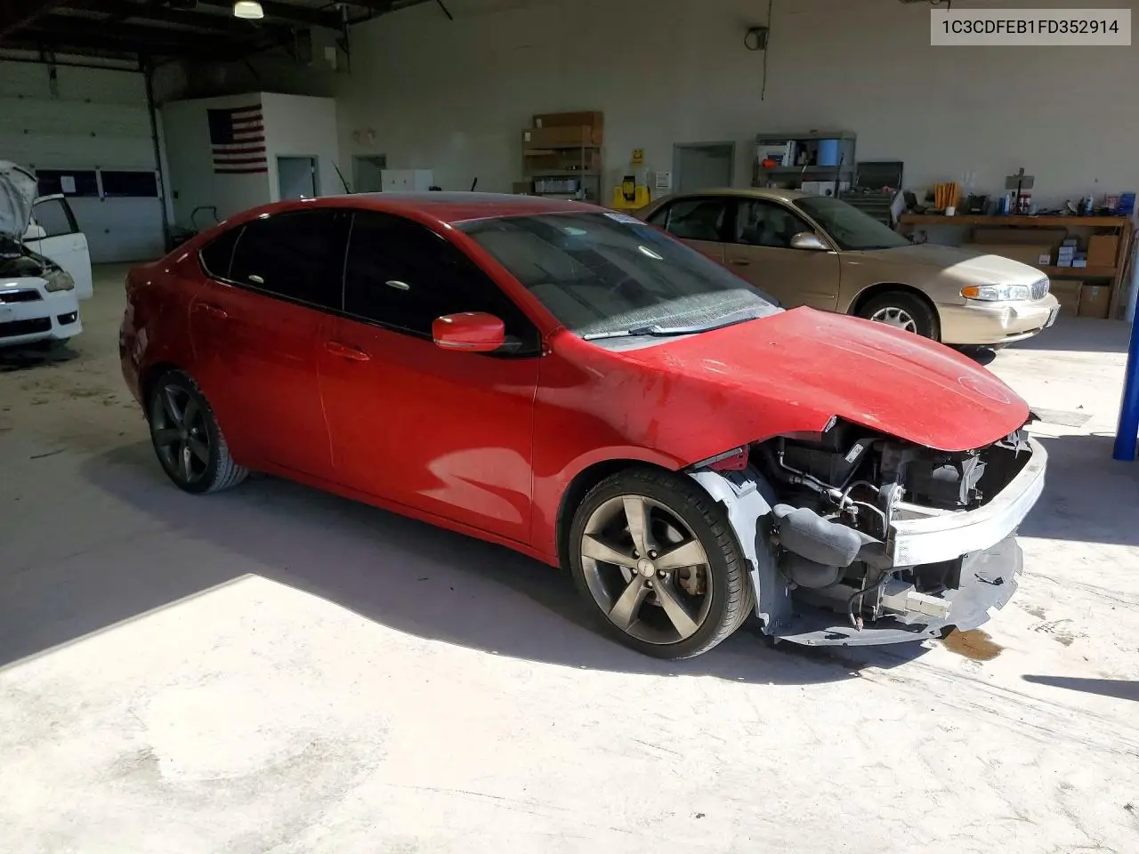 2015 DODGE DART VIN 1C3CDFEB1FD352914 — фото 4