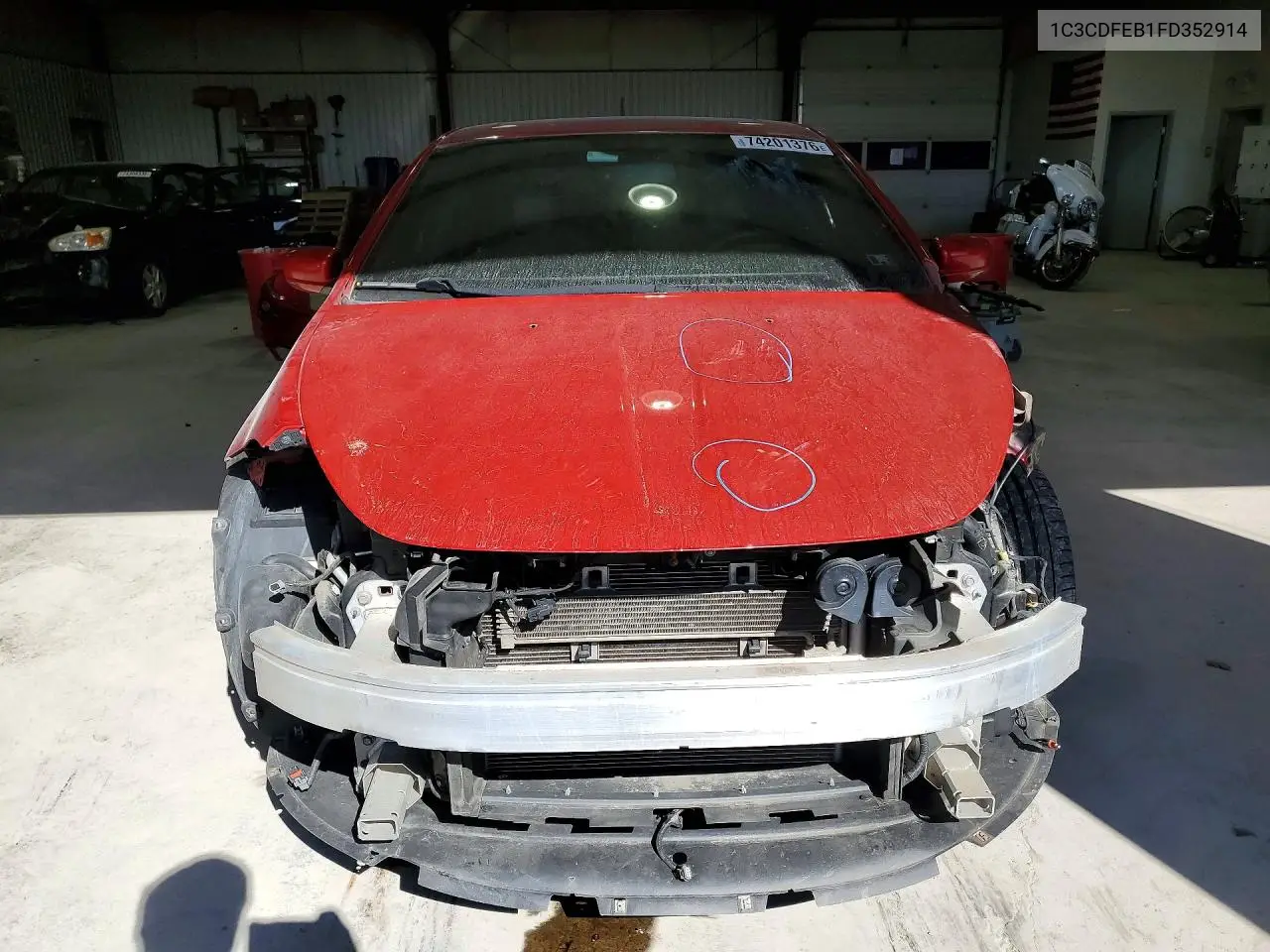 2015 DODGE DART VIN 1C3CDFEB1FD352914 — фото 5