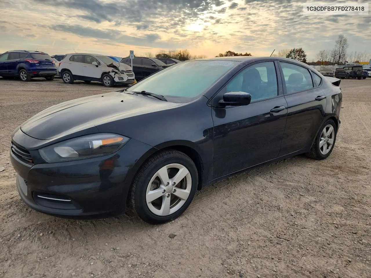 DODGE DART 2015, VIN 1C3CDFBB7FD278418