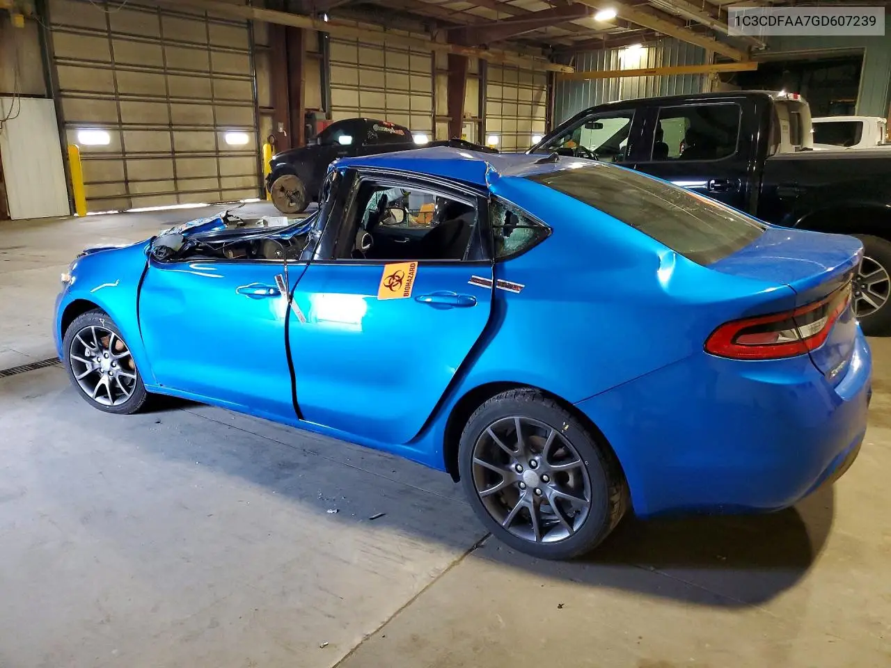 2016 DODGE DART VIN 1C3CDFAA7GD607239 — фото 2