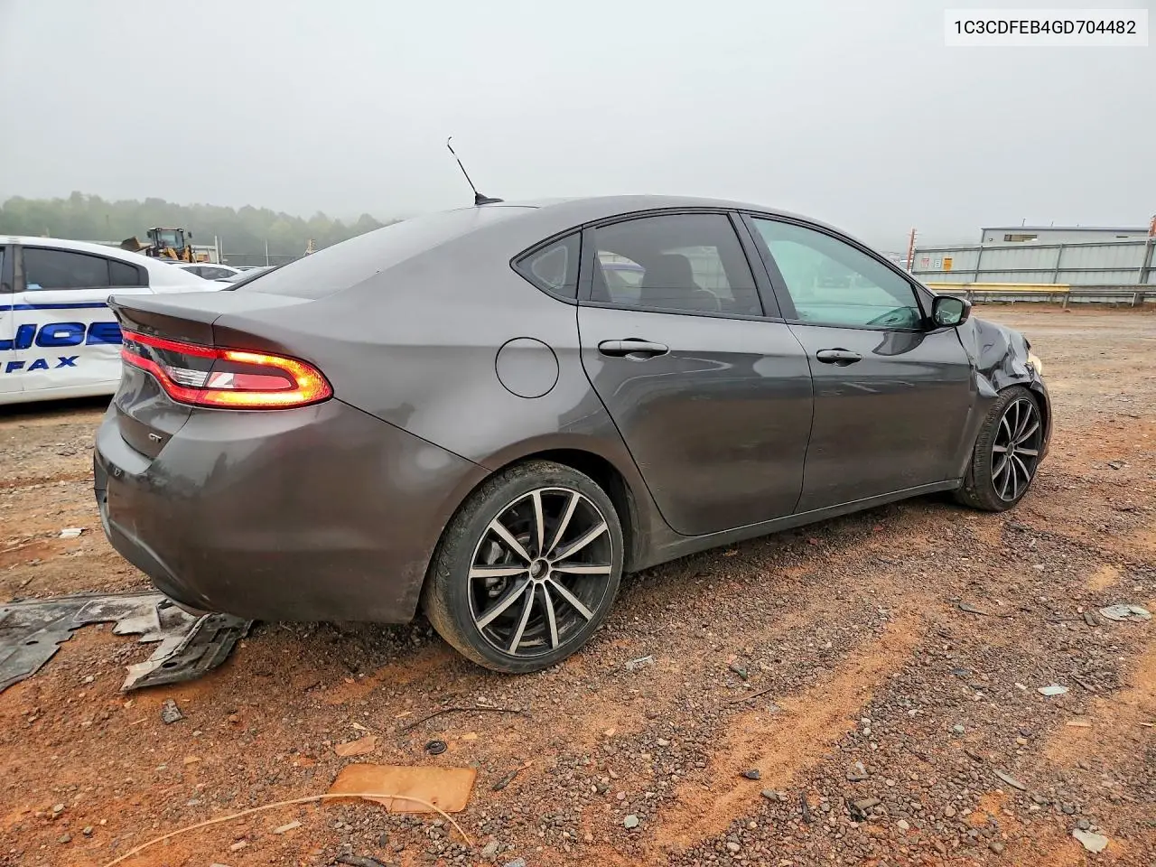 2016 DODGE DART VIN 1C3CDFEB4GD704482 — фото 3
