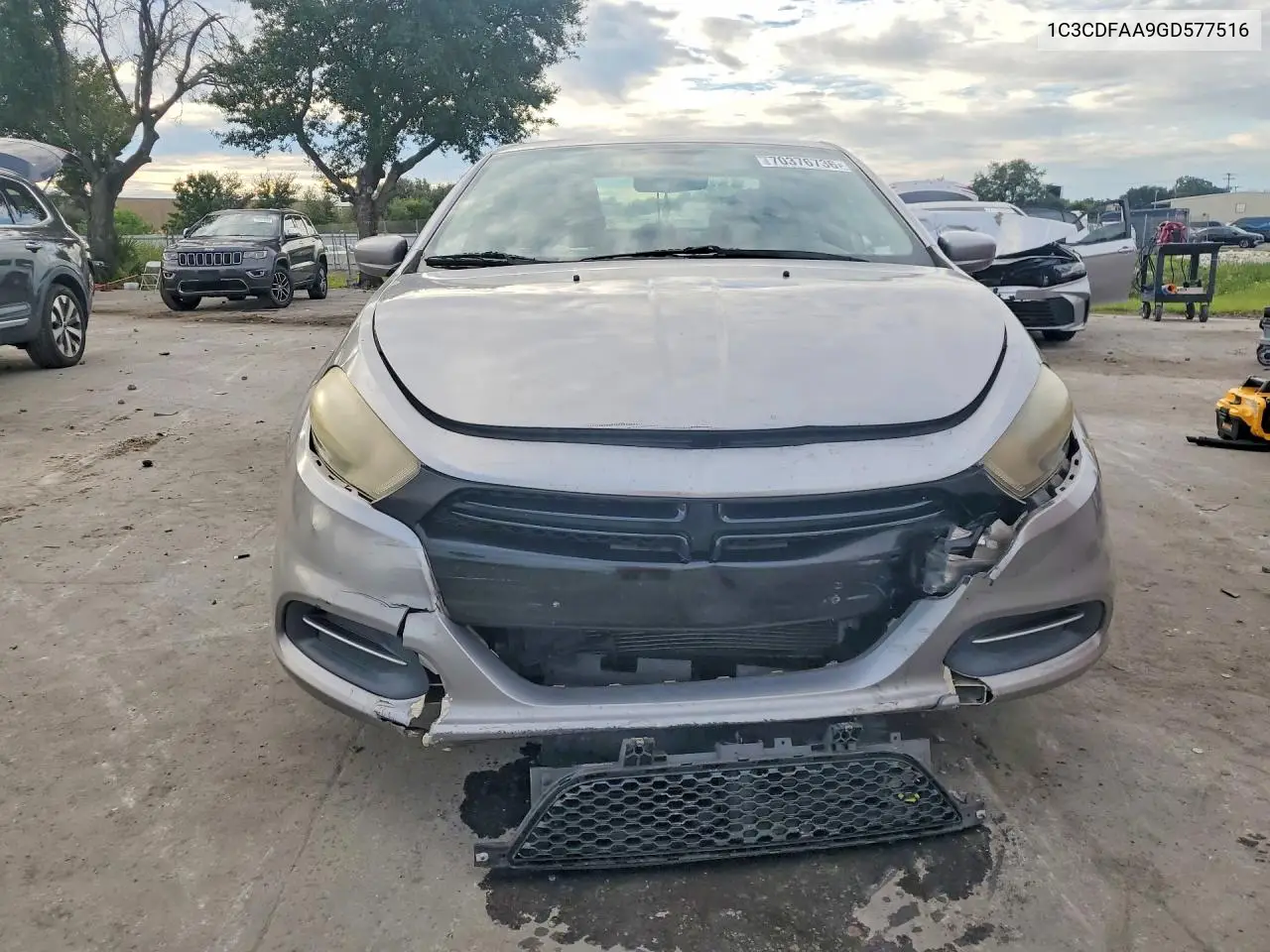 2016 DODGE DART VIN 1C3CDFAA9GD577516 — фото 5