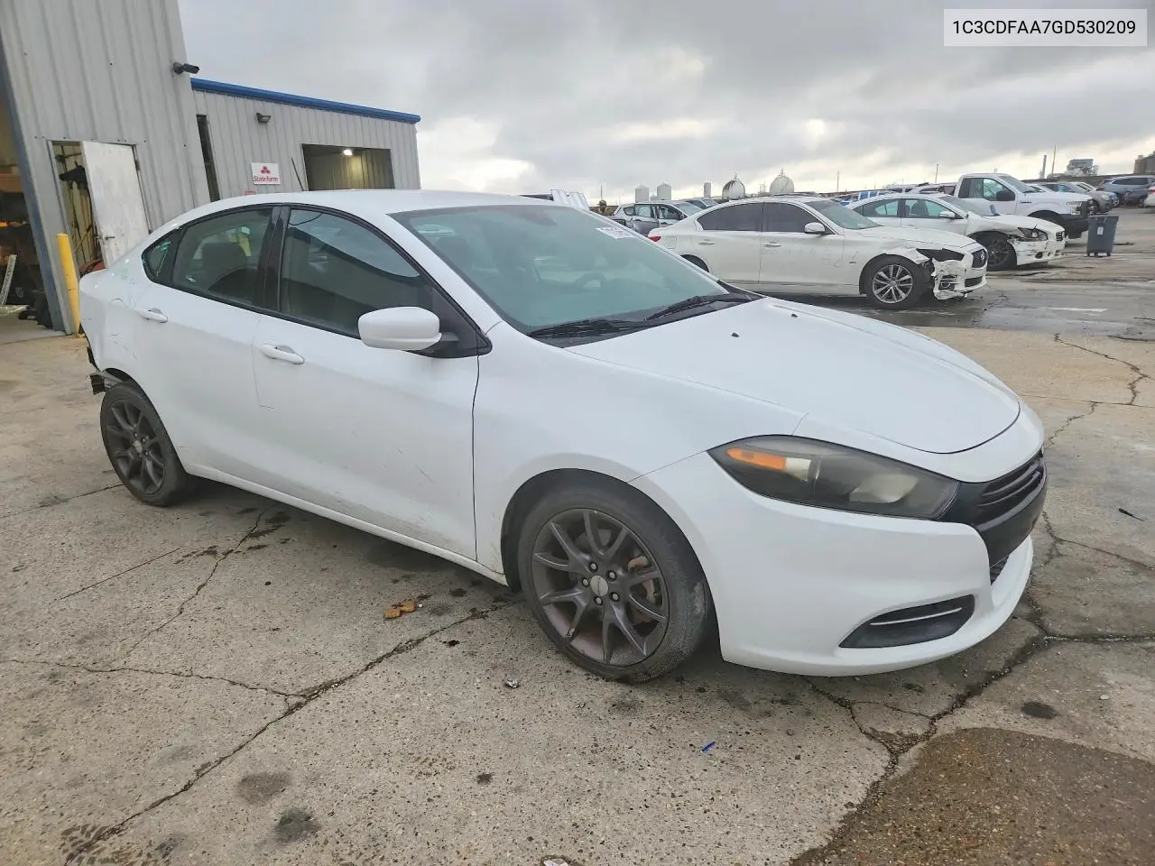 2016 DODGE DART VIN 1C3CDFAA7GD530209 — фото 4