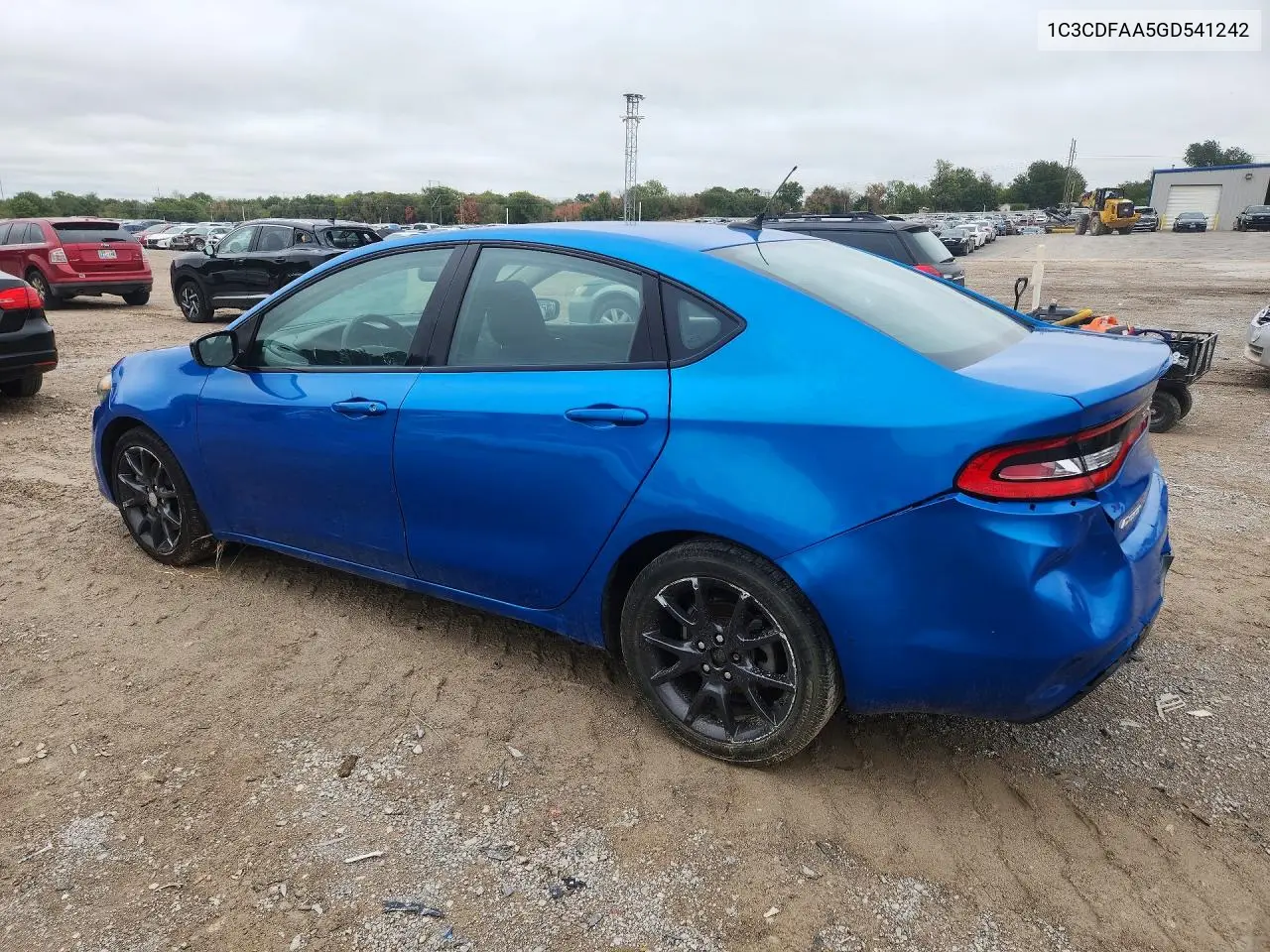 2016 DODGE DART VIN 1C3CDFAA5GD541242 — фото 2