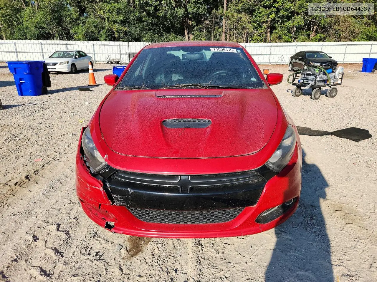 2016 DODGE DART VIN 1C3CDFEB1GD644337 — фото 5