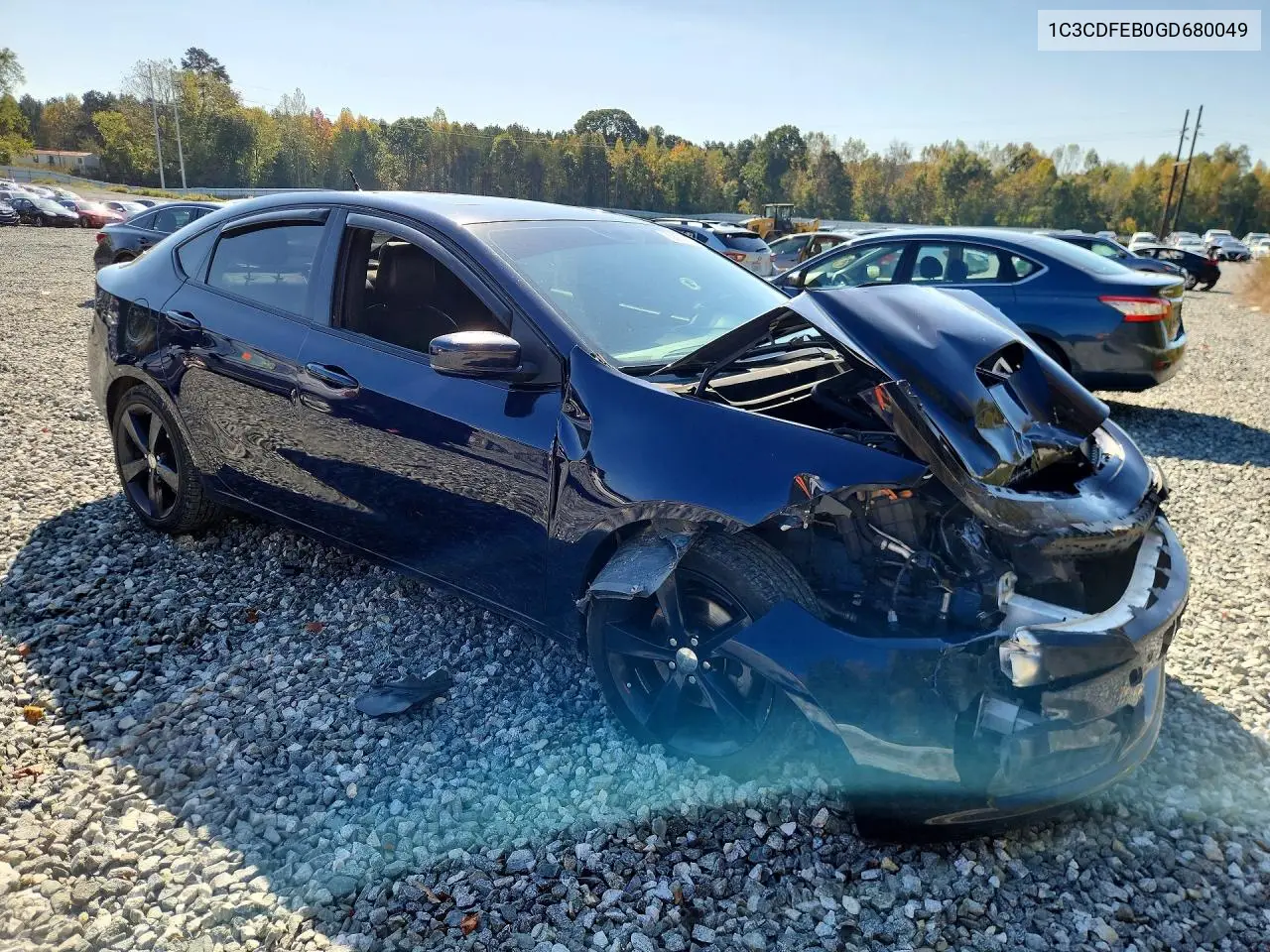 2016 DODGE DART VIN 1C3CDFEB0GD680049 — фото 4