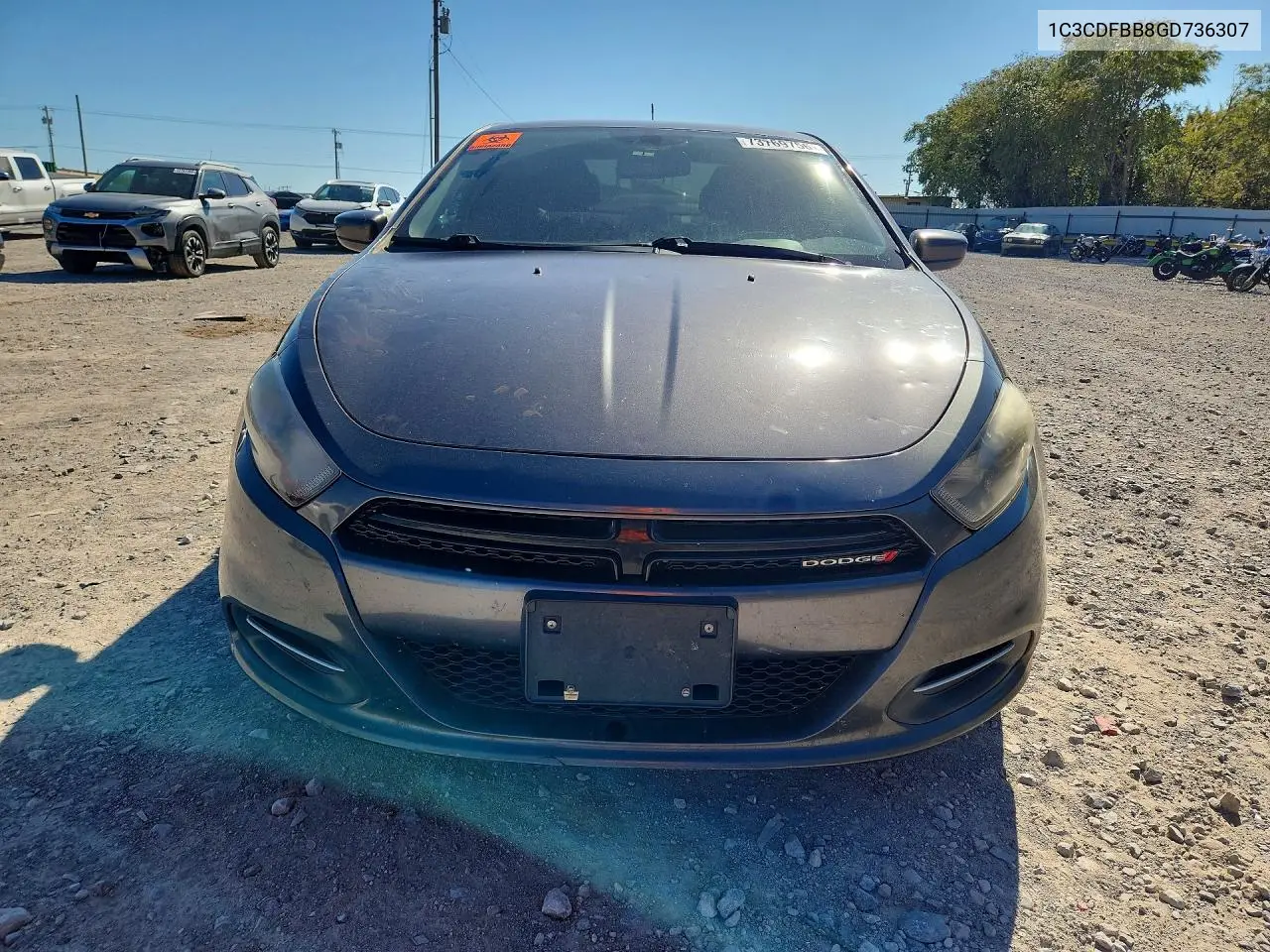 2016 DODGE DART VIN 1C3CDFBB8GD736307 — фото 5